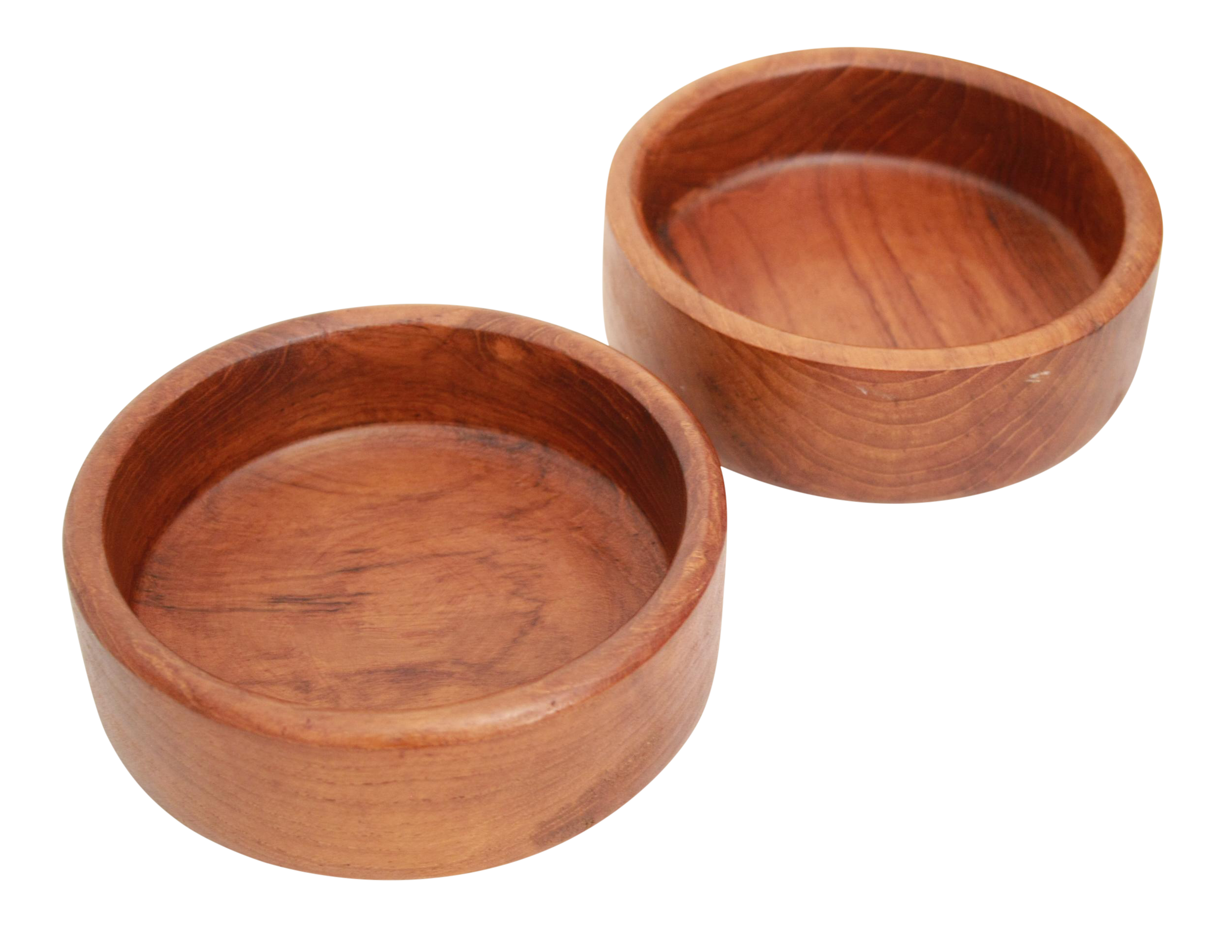 Carved Teak Catchall Bowls A Pair Chairish