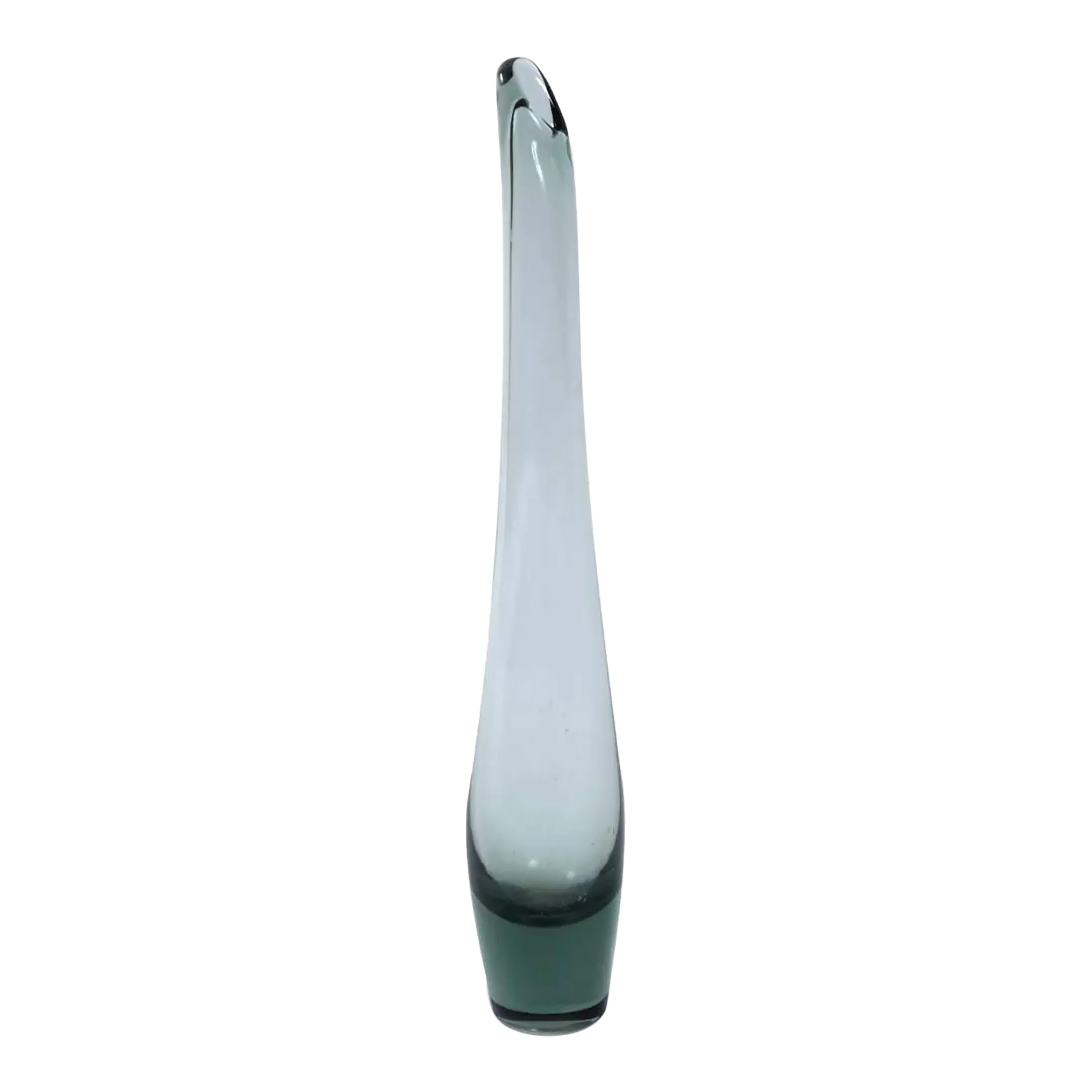 ビンテージWhite Friars GLASS(‘69-GeoffreyBaxt Vintage Whitefriars Blue Glass Vase Teadrop Geoffrey Baxter