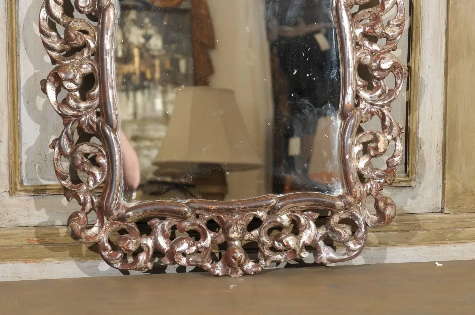 Early 20th Century Ornately Carved Italian Mirror