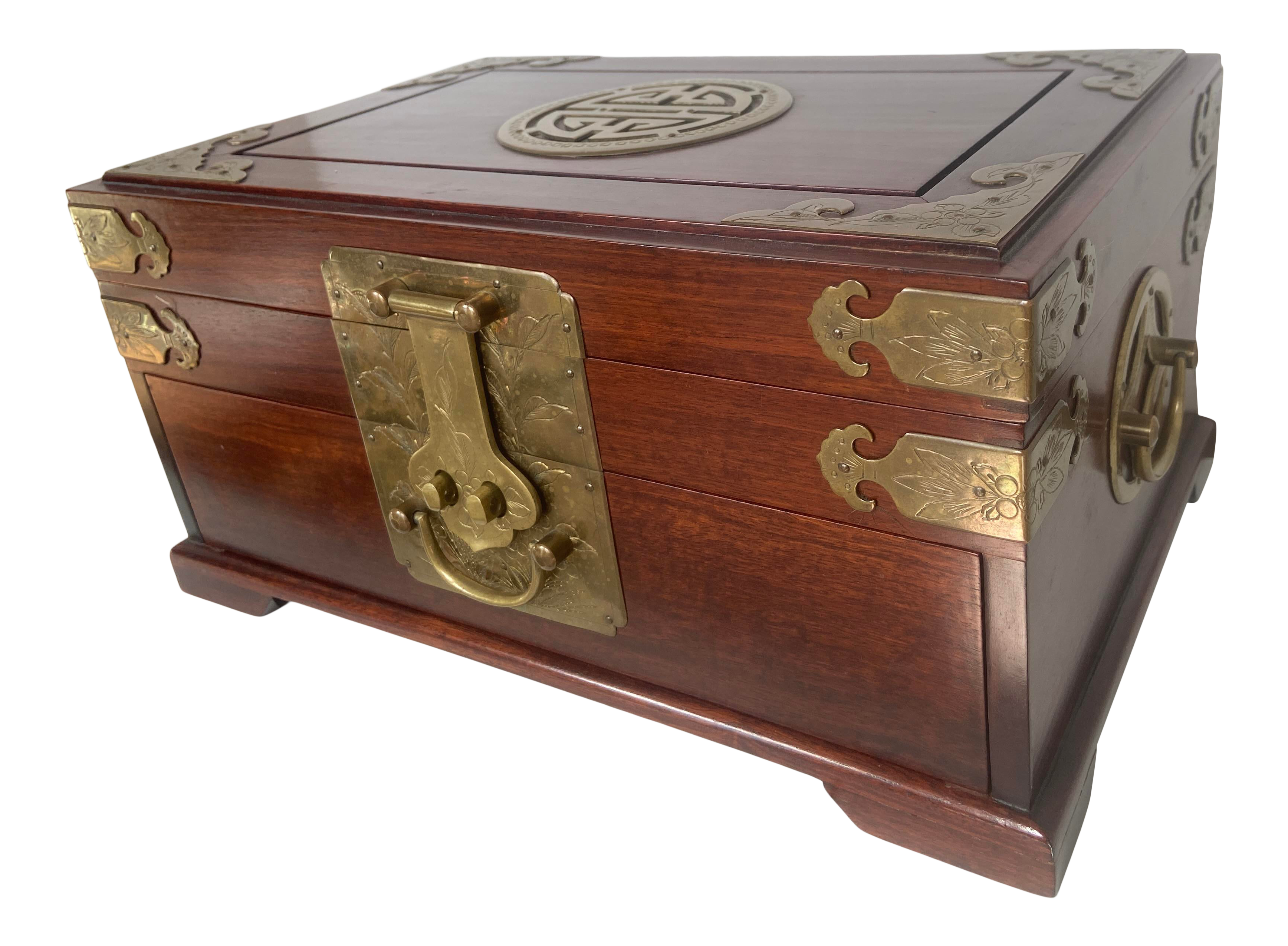 Chinese wooden jewelry box sale