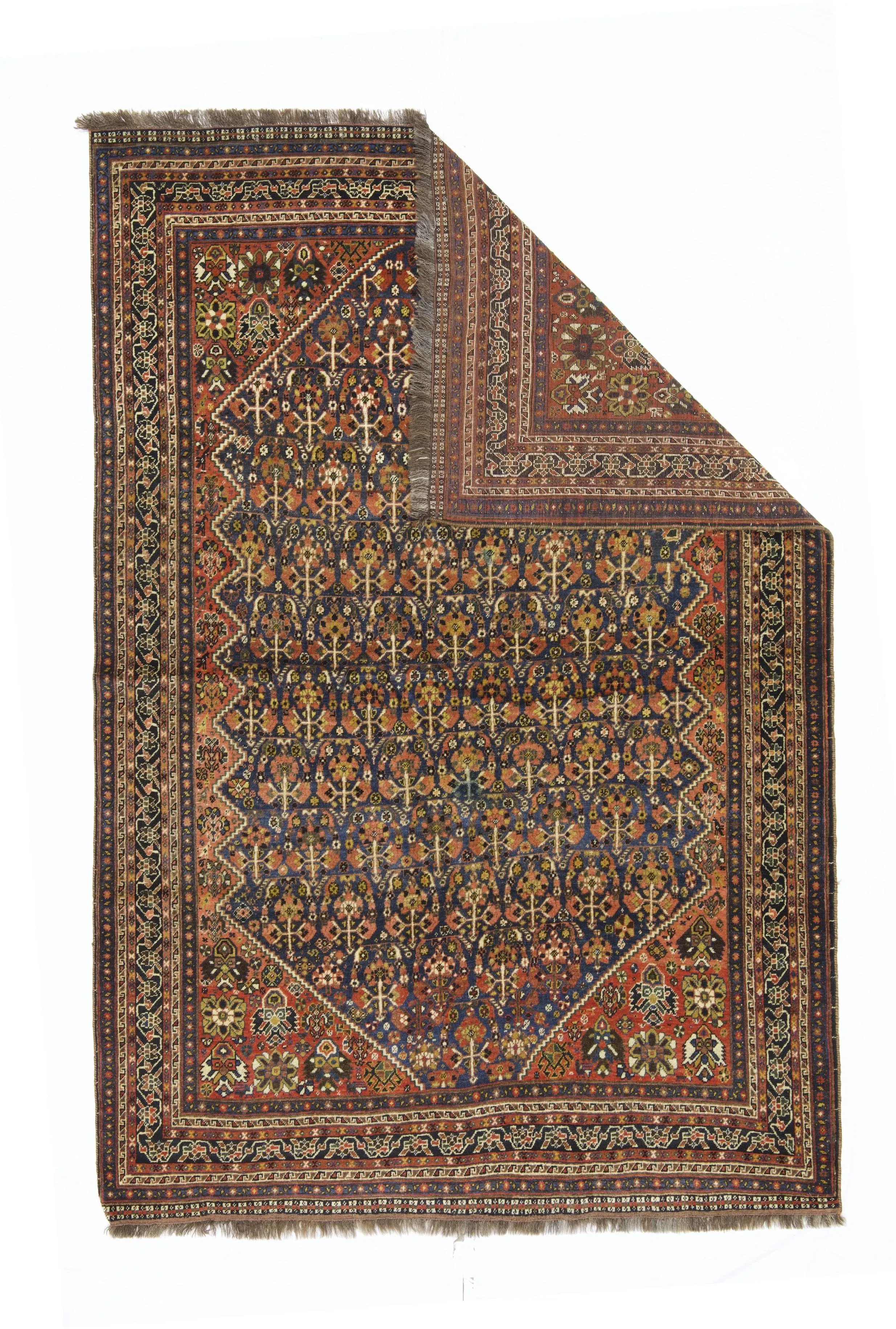 Antique Sw Persian Qashqai Rug 5'4