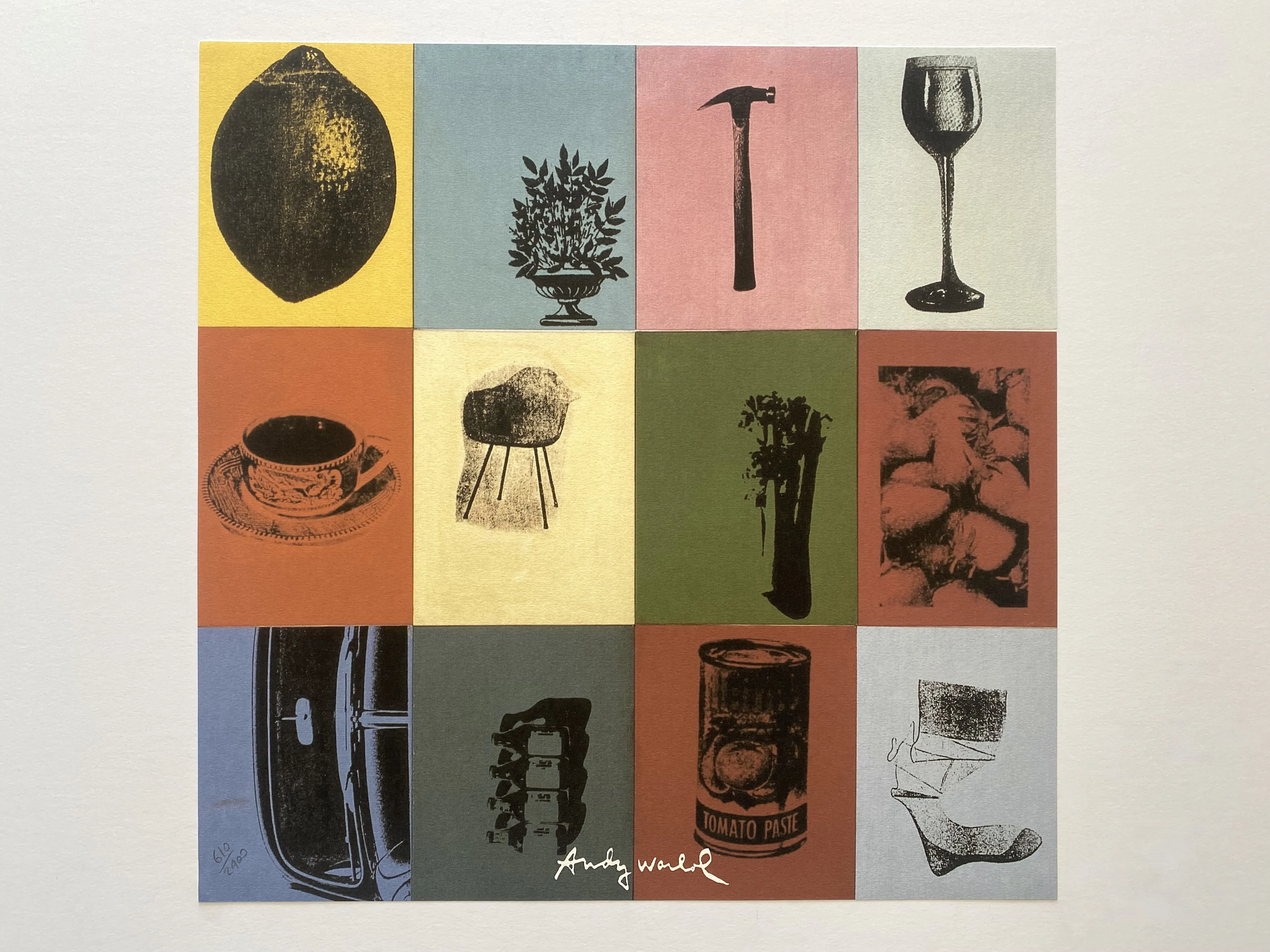 Andy Warhol Vintage 1986 Limited Edition Large Fine Art Lithograph