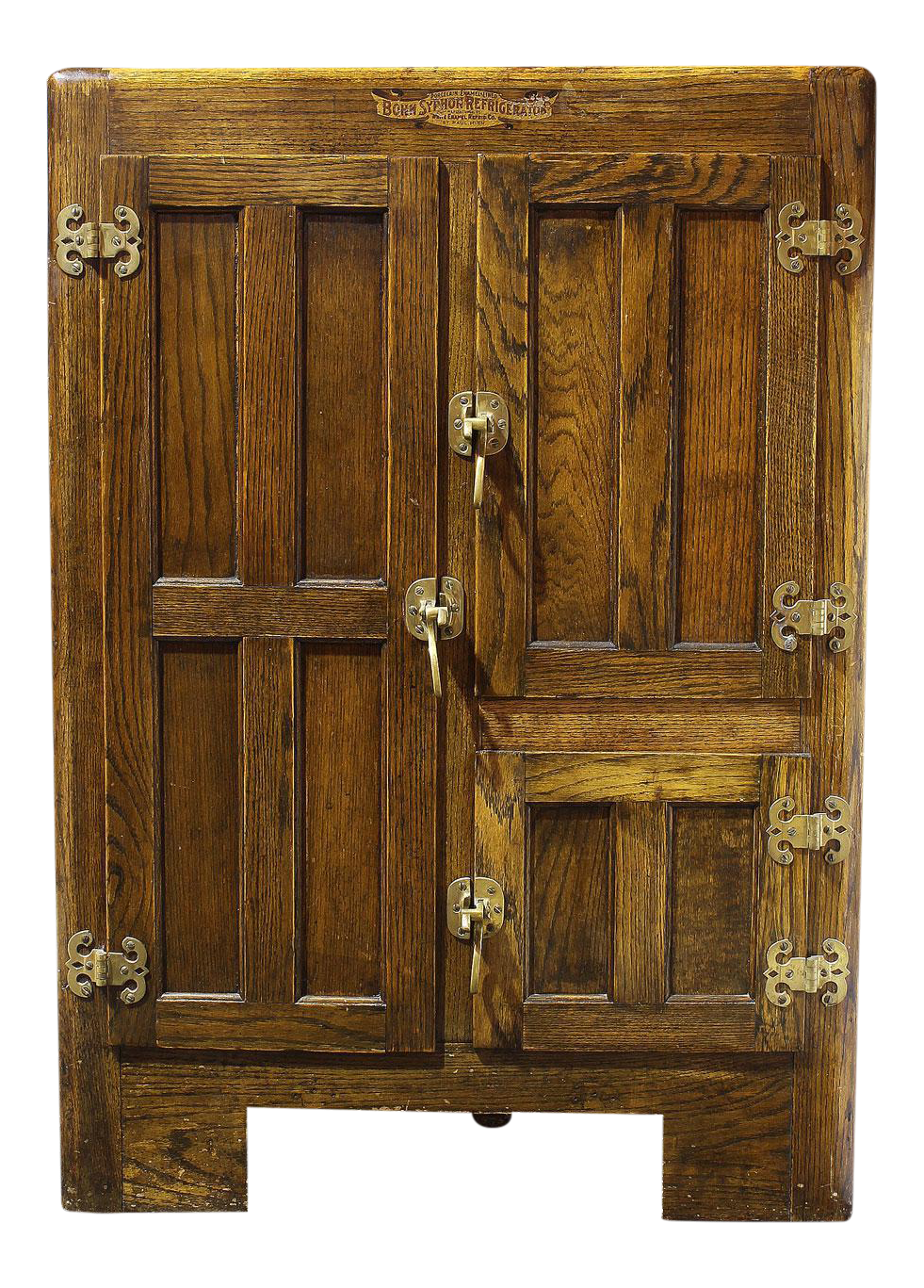 Antique Traditional Oak Ice Box Chairish