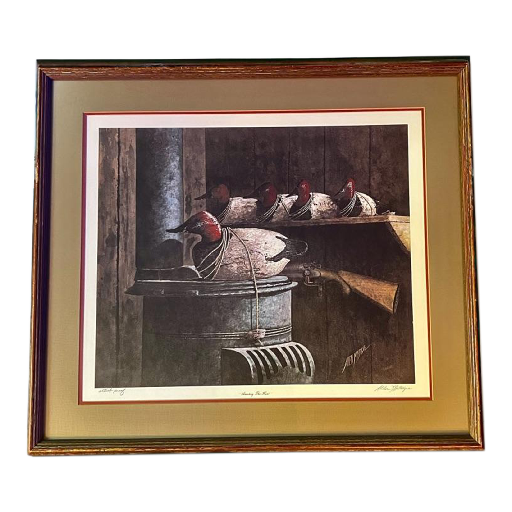 Late 20th Century Allen Montague Signed Artist Proof Print