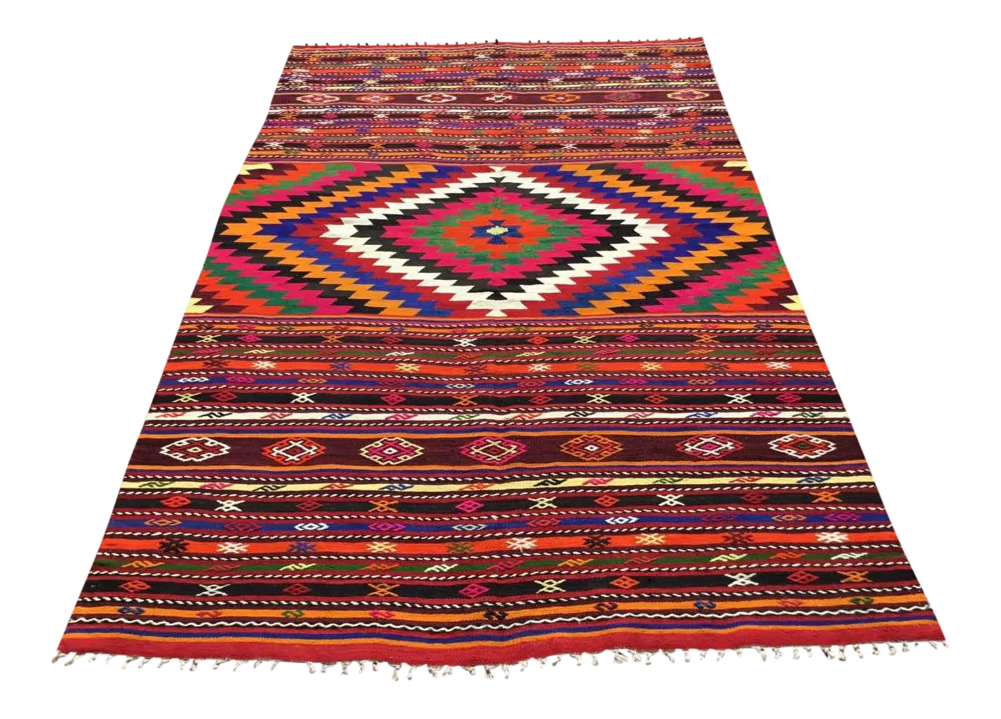 Vintage Turkish Kilim Rug Chairish