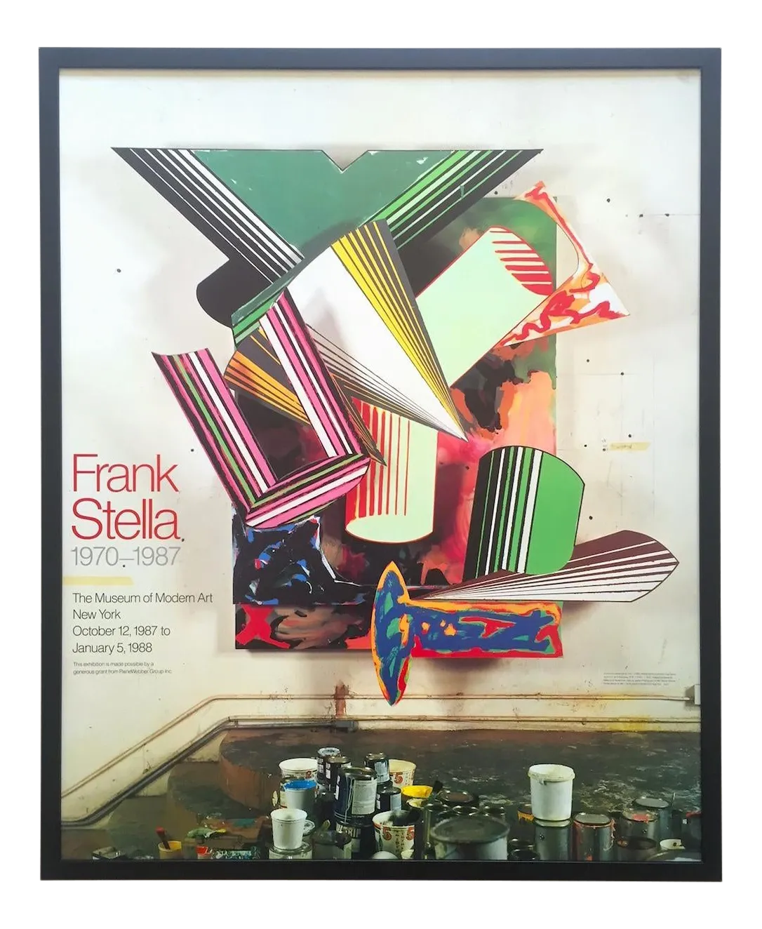 フランクステラポスターHIBELL ART フランク・ステラ1984