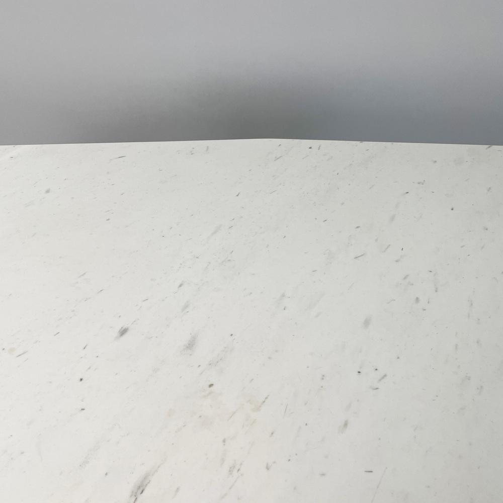 Mid-Century Italian Modern Dining Table in Marble, Wood and Bass, 1960s
