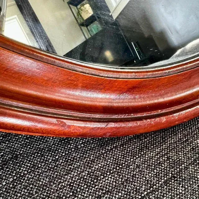 Large Mid-Century Kindel Oxford, Mahogany, Oval Pier/Console