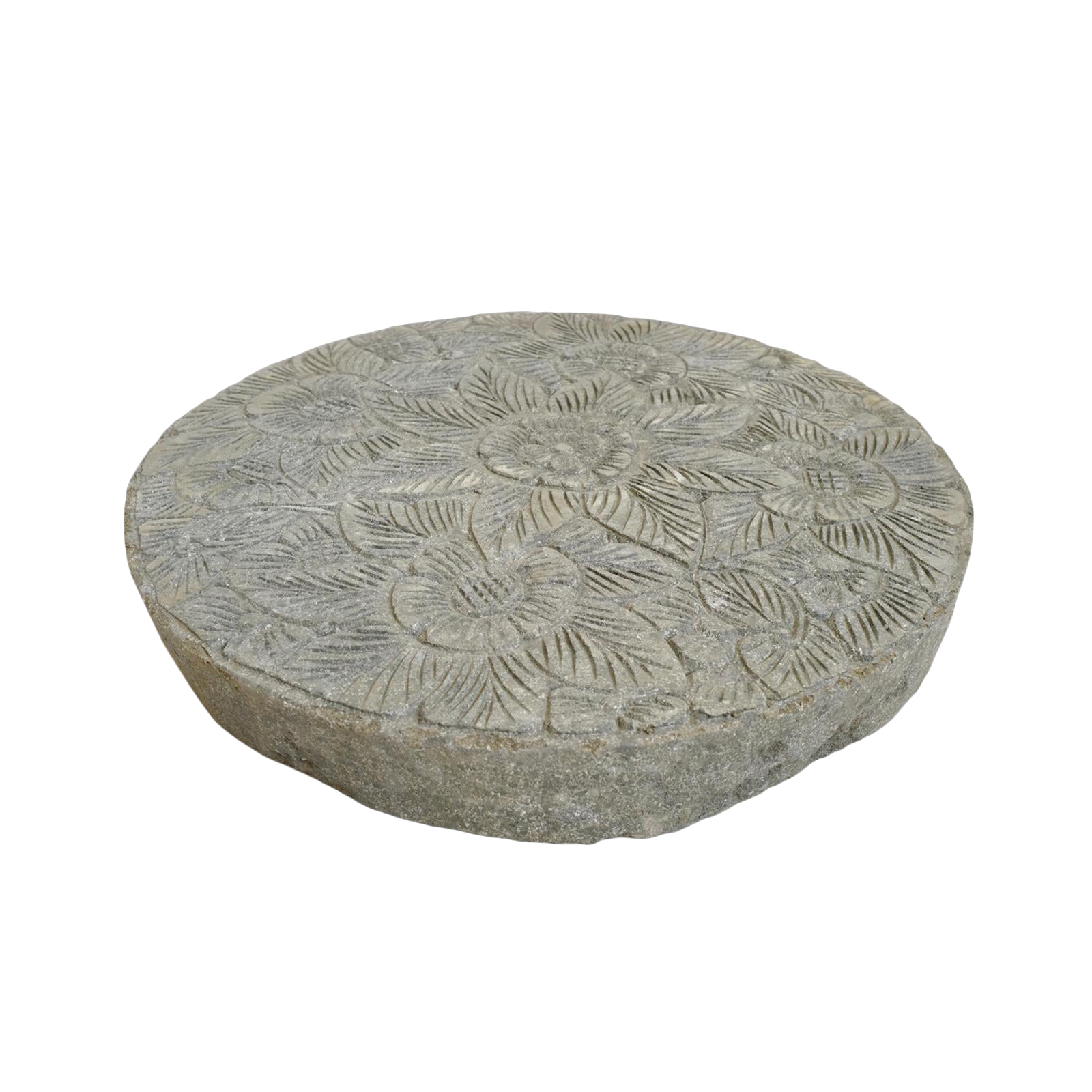 Round Cement Garden Stepping Stone Chairish