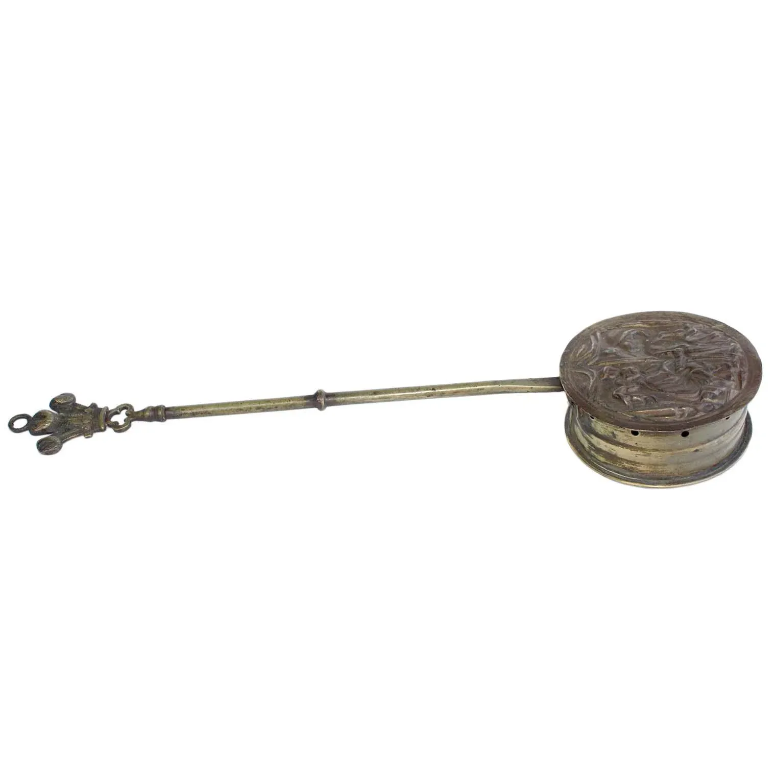 Vintage Brass Bedwarmer