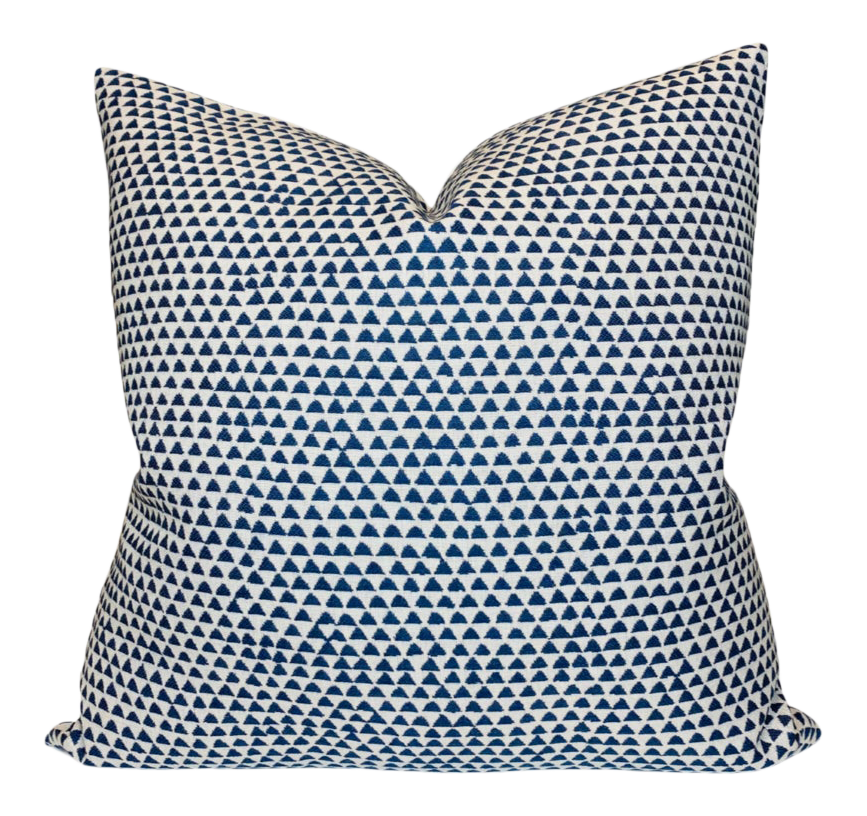 Huts Pillow Cover in Pacific Blue Indoor & Outdoor Pillow Cover Chairish