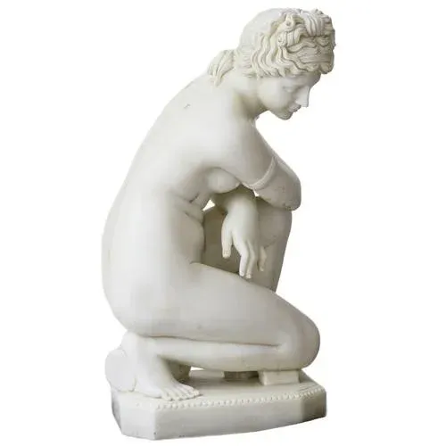 Bathing of Venus, 19th-20th Century, Marble Sculpture