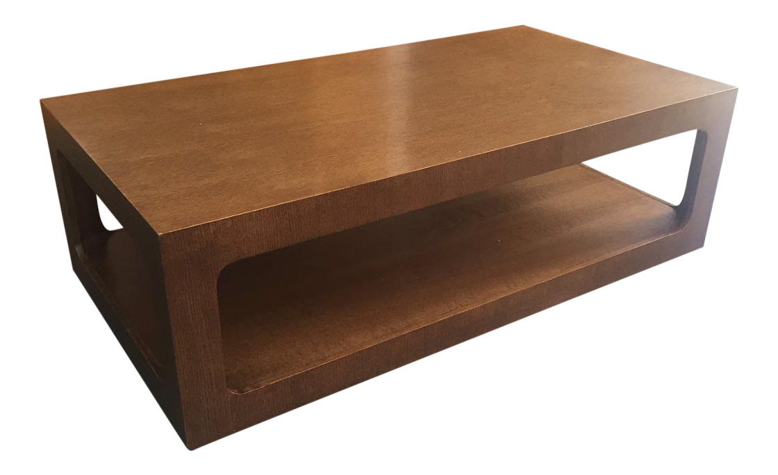 Modern Brown Coffee Table Chairish