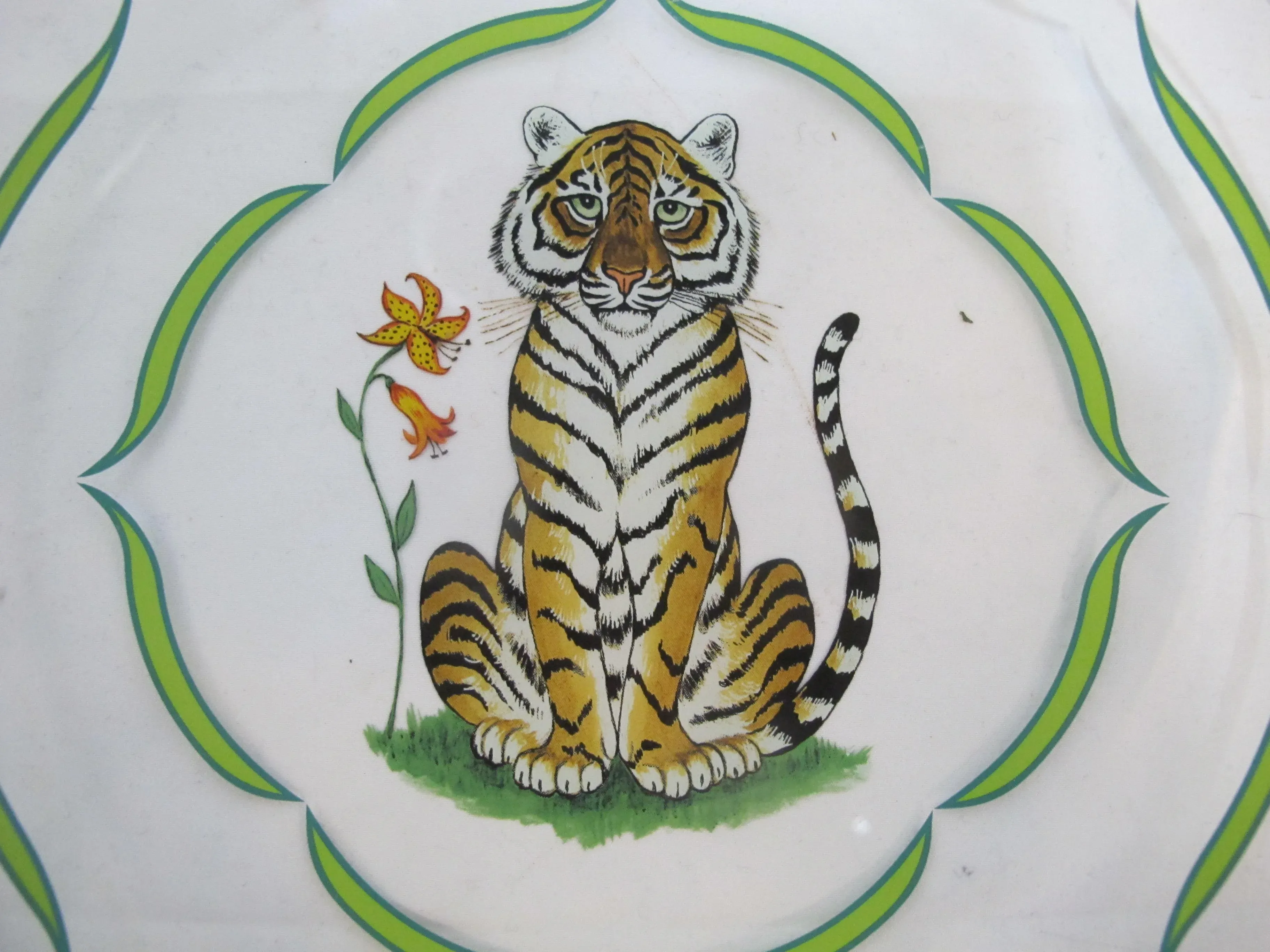 Lynn Chase TIGER RAJ ディナープレート 高級ブランド 食器