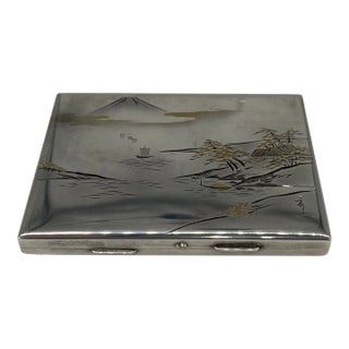 silver 950 刻印 向日葵 小物入 蓋物 台 アンティーク(A443) k-uyeda-antique-japanese-950-