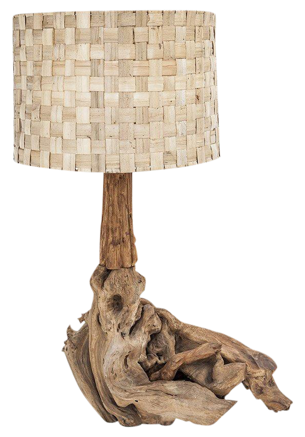 Large Driftwood Table Lamp Chairish