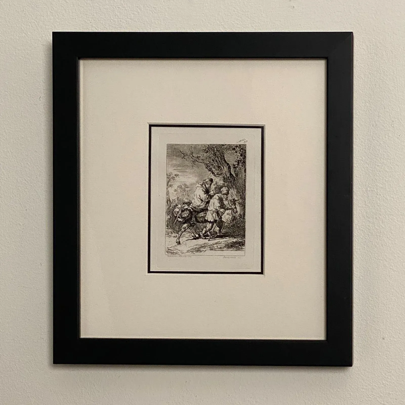 Rembrandt Etching #13, by Francesco Novelli