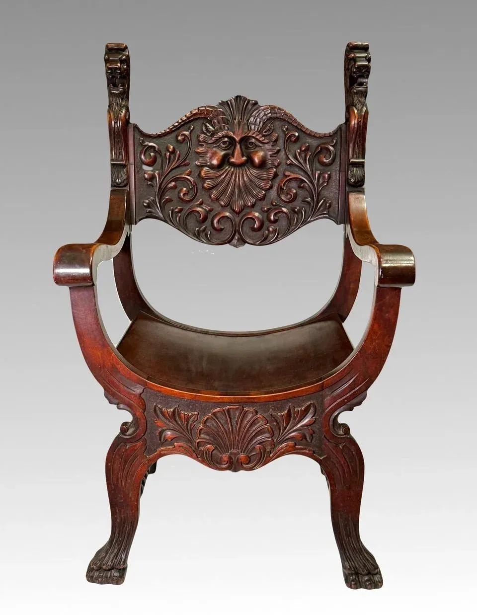 Antique north wind face chair hotsell