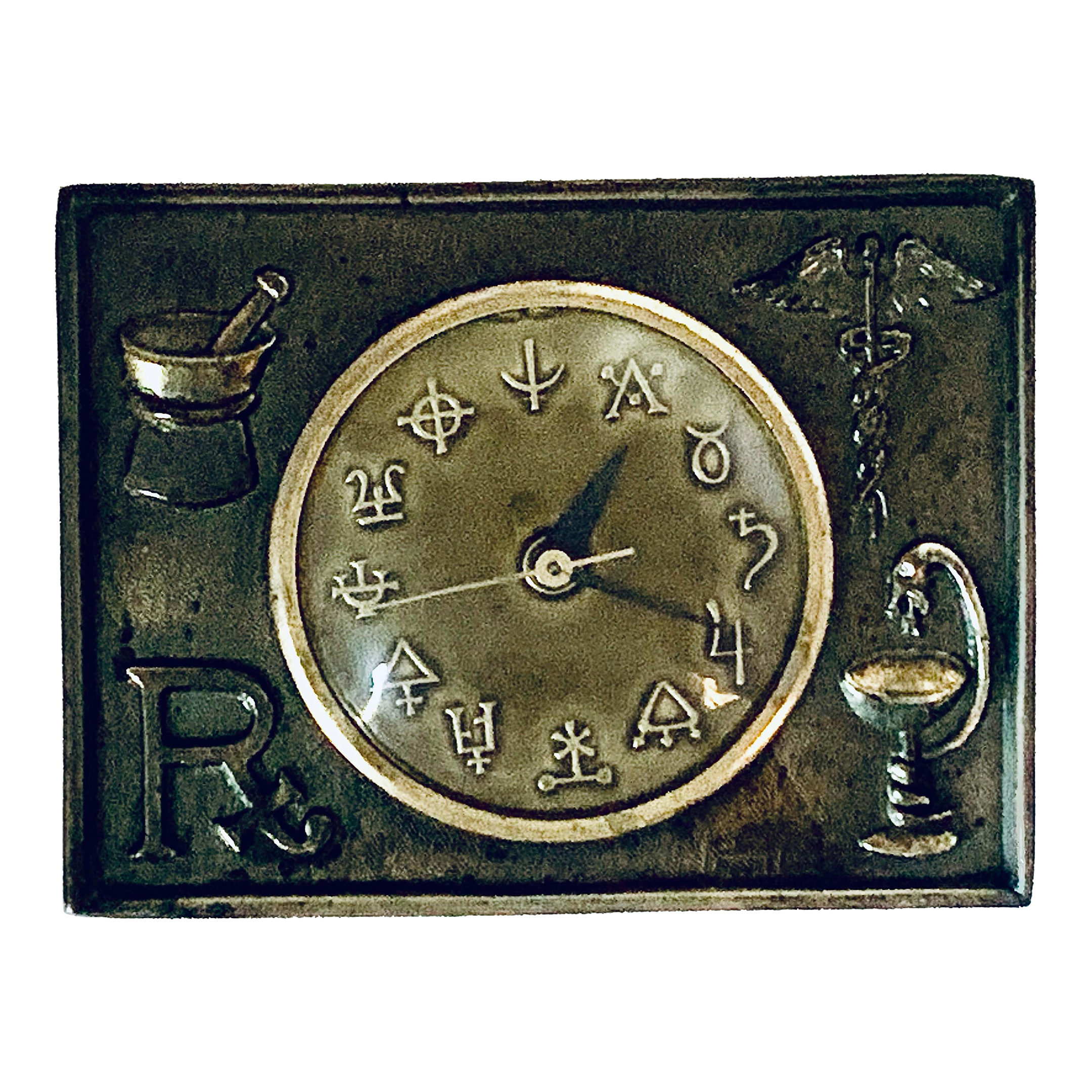 コレクション 20s 30s vintage art deco table clock Vintage 1930's Art Deco Waltham 8 Day Brass Partners Desk
