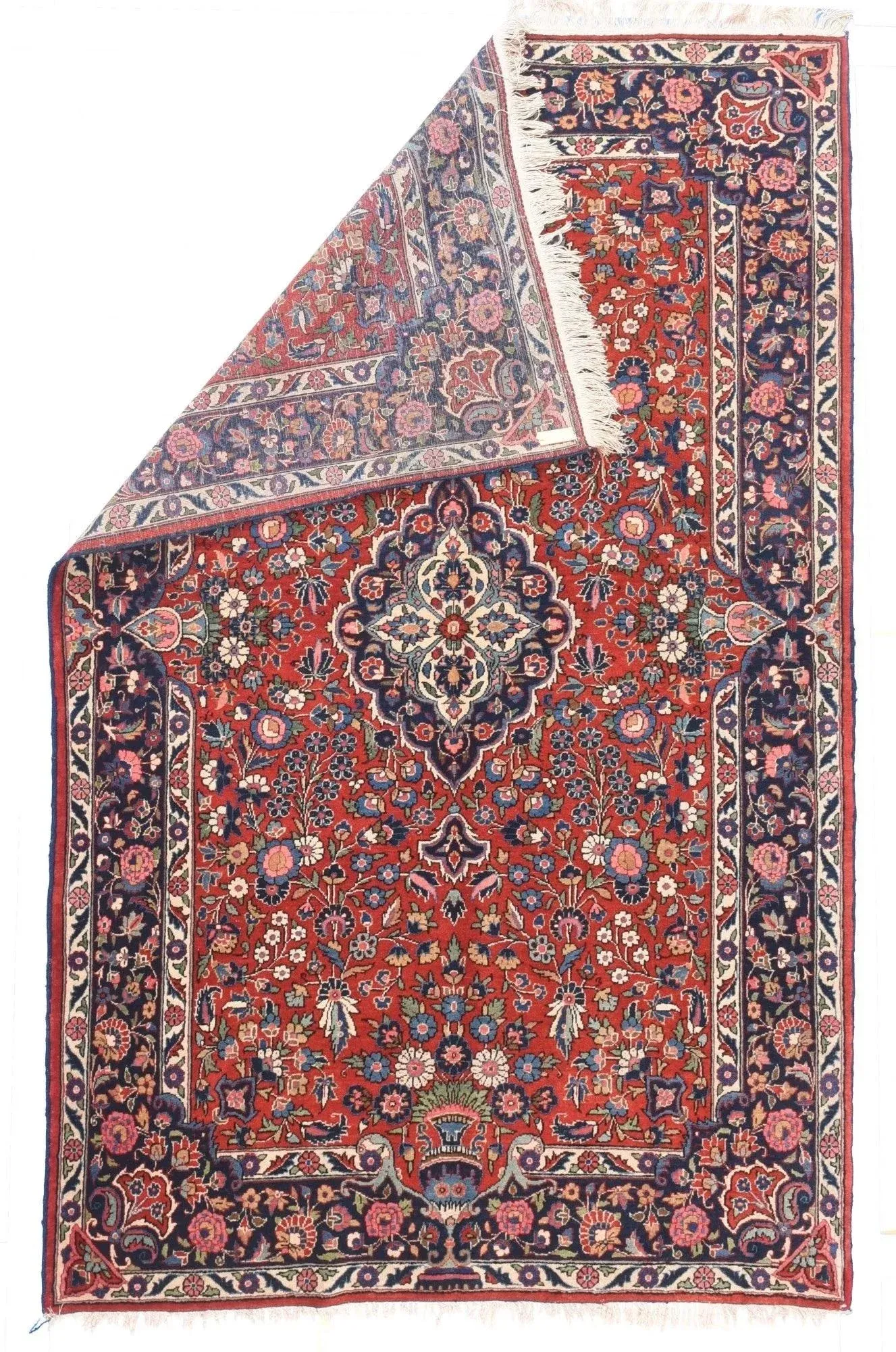 Antique Persian Kashan Rug 4\'4\'\' X 6\'10\'\'