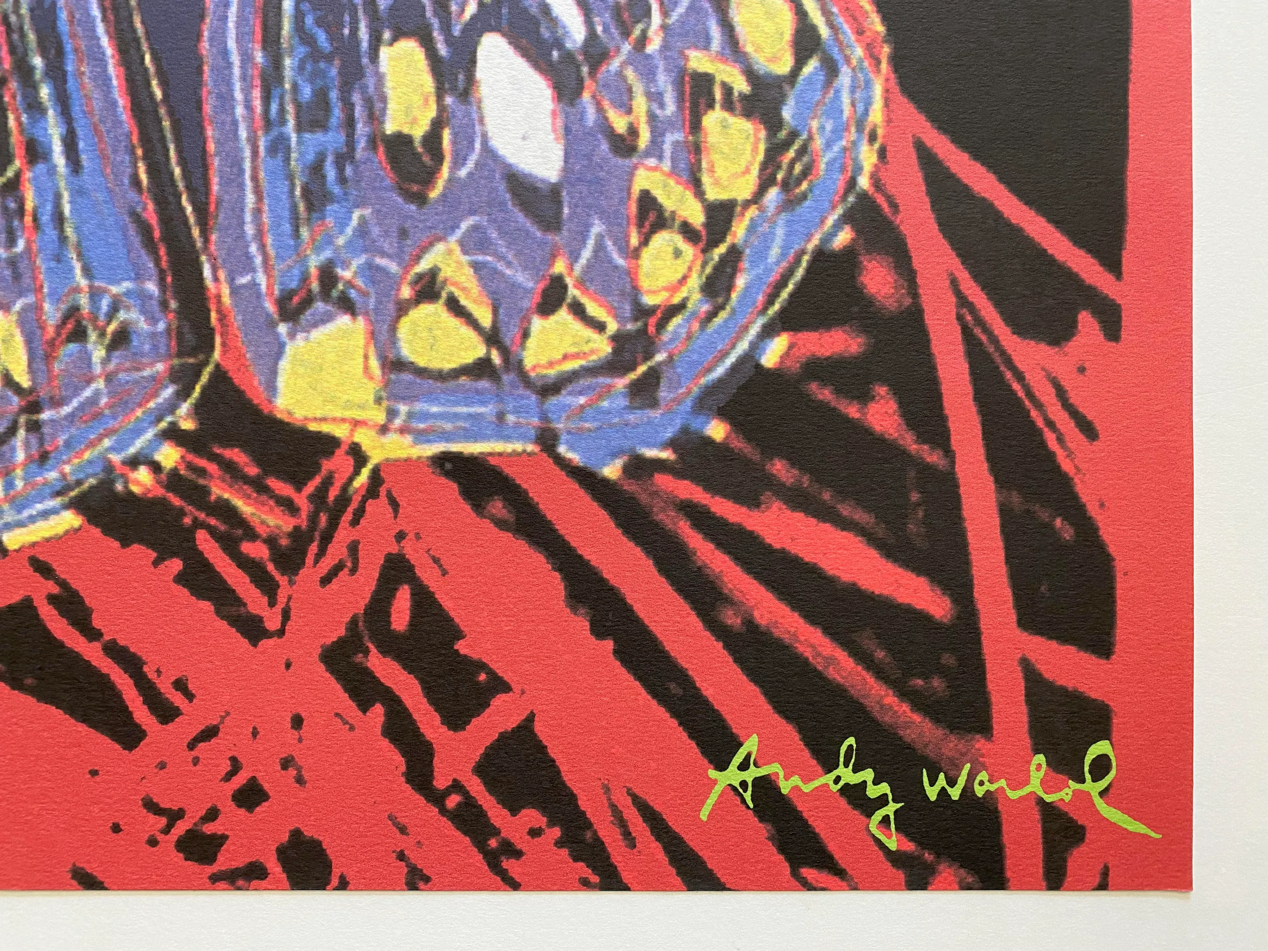 Andy Warhol Vintage 1986 Lmtd Edtn Endangered Species Large Fine