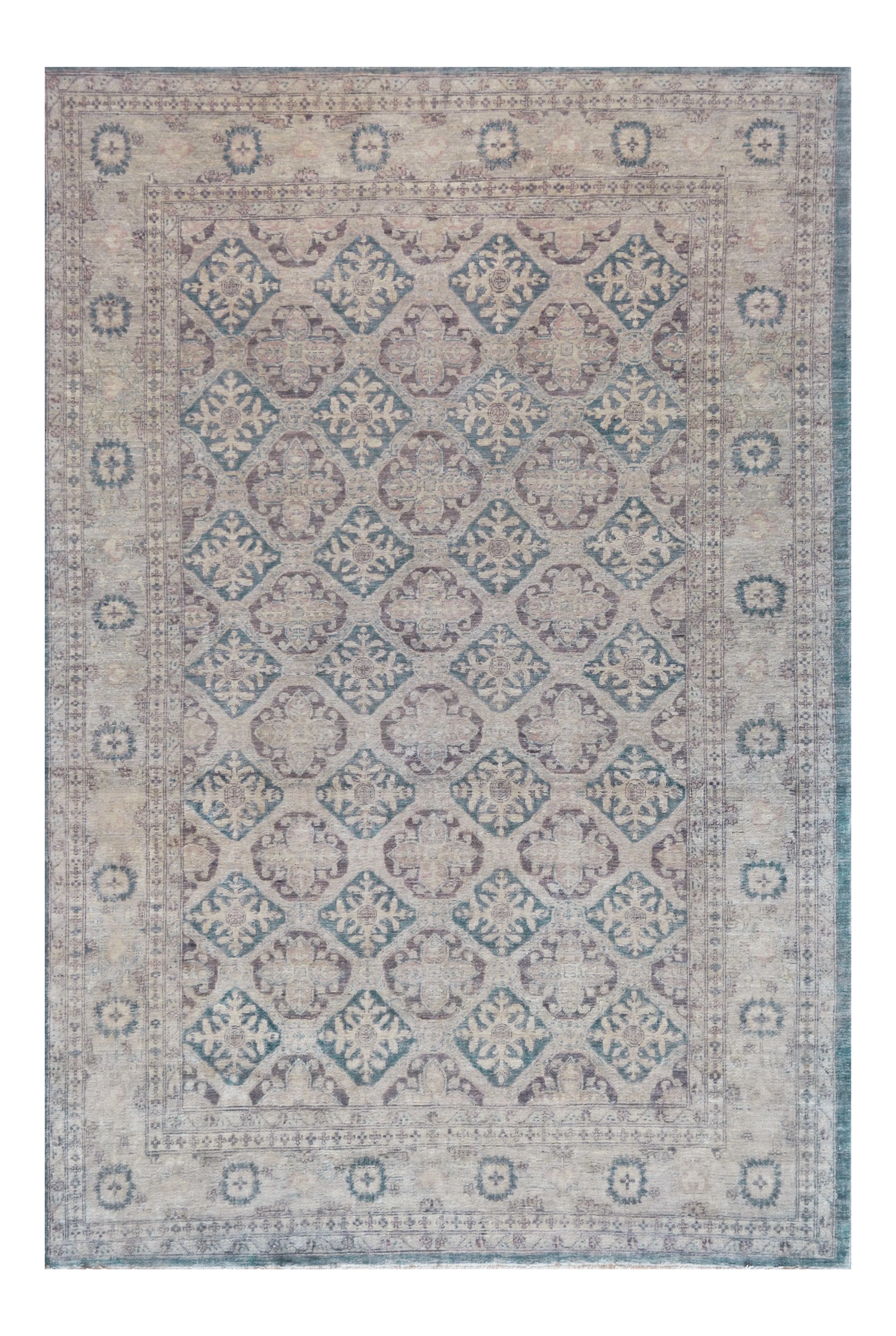 Mansour Handwoven Agra Style Rug | Chairish