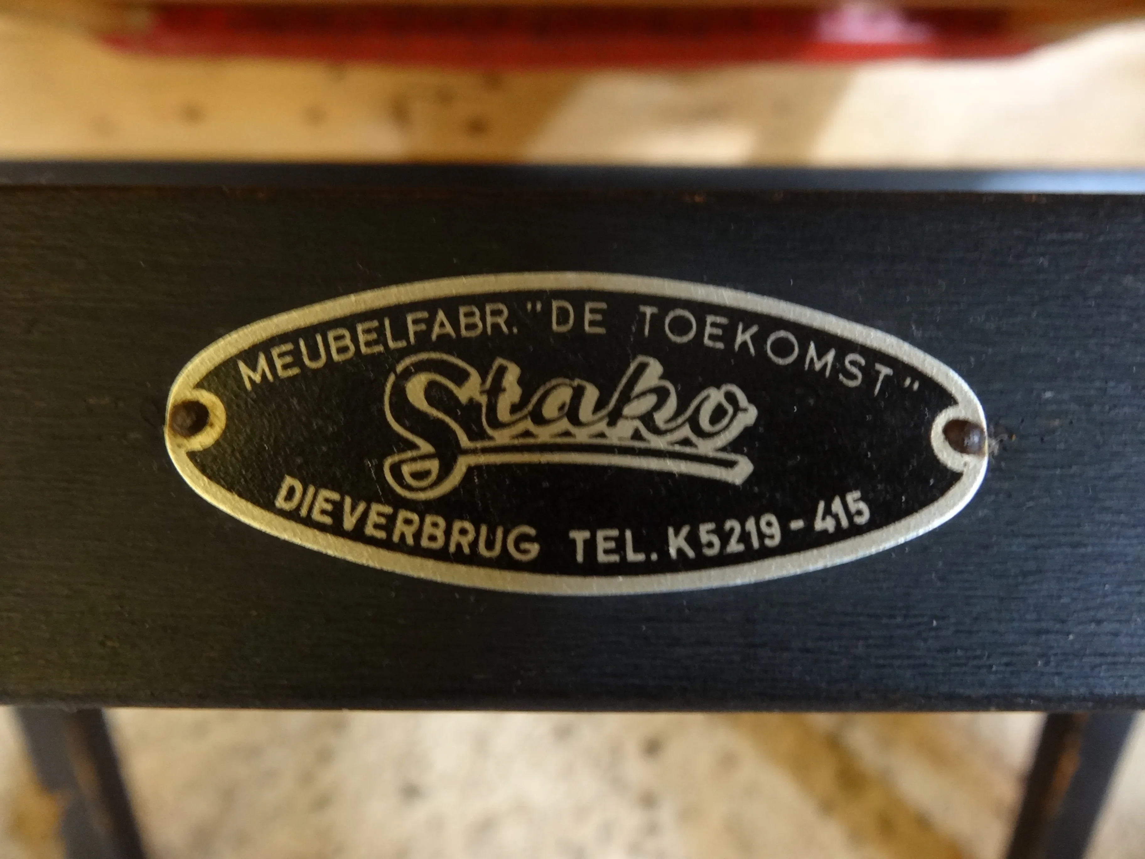 Ebonised Dining Chairs from Stako, 1950s, Set of 4