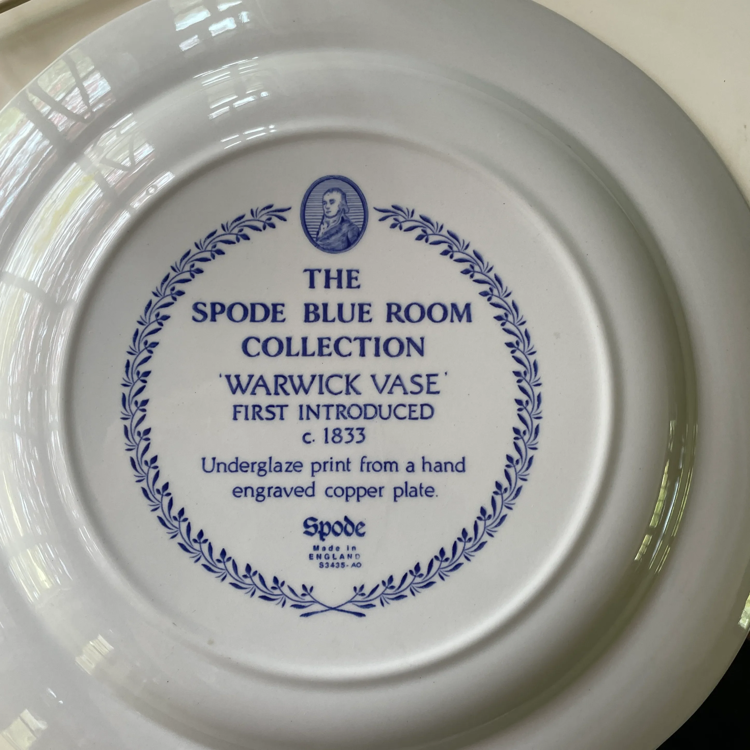 SPODE WARWICK VASE プレートセット　2枚 SPODE WARWICK VASE プレートセット 2枚