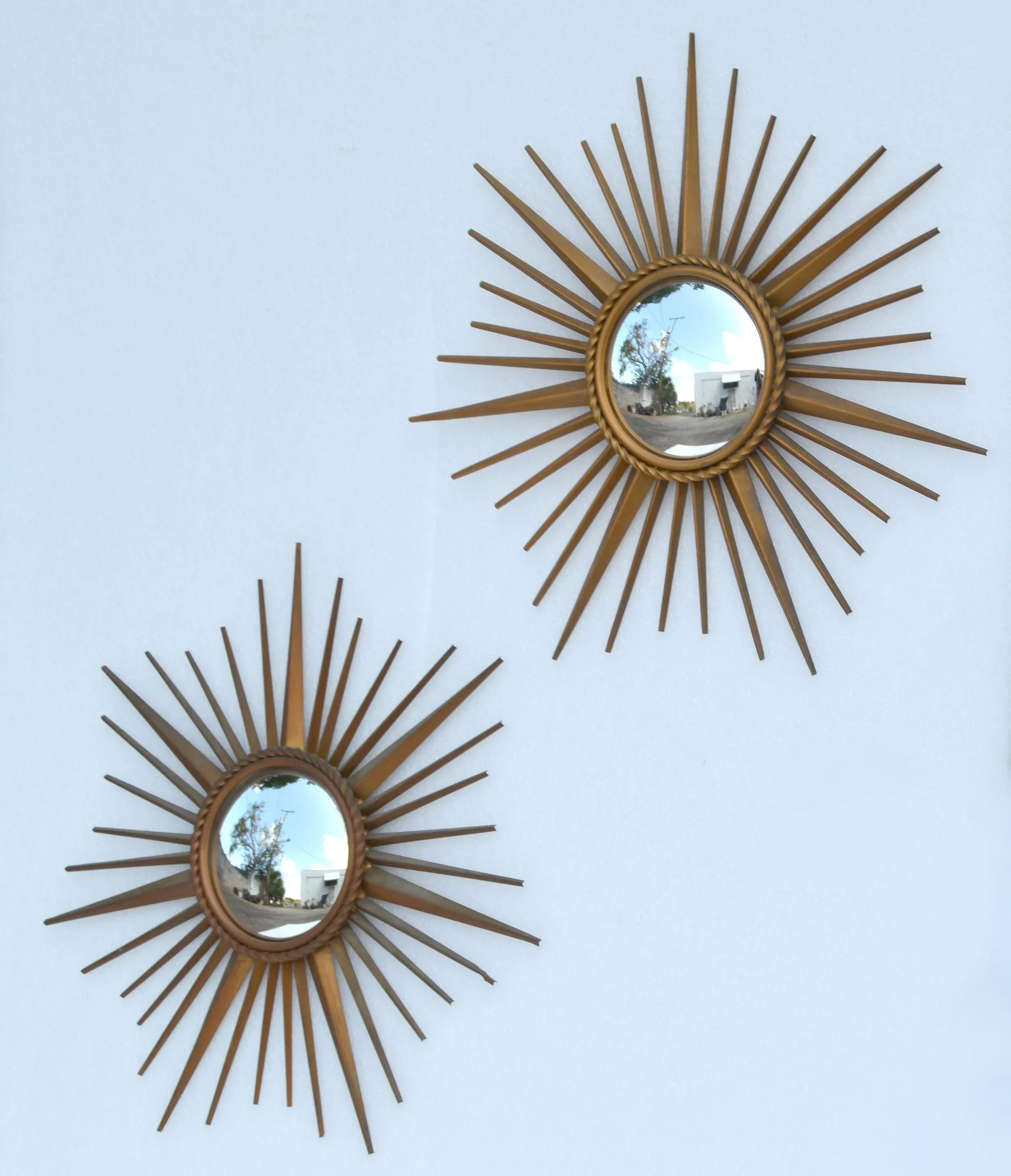 Chaty Vallauris ミラー Ø95cm フランス 1960s Chaty Vallauris ミラー Ø95cm フランス 1960s Chaty Vallauris ミラー