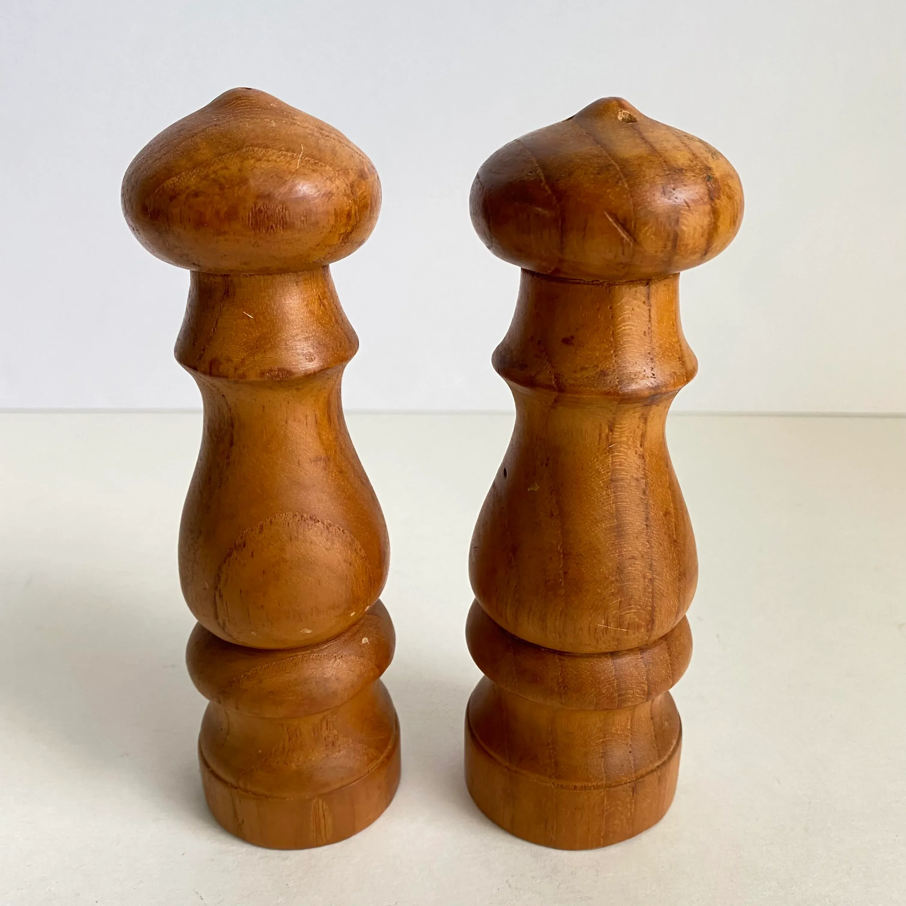 Mid Century Danish Modern Teak Salt & Pepper Shakers a Pair | Chairish