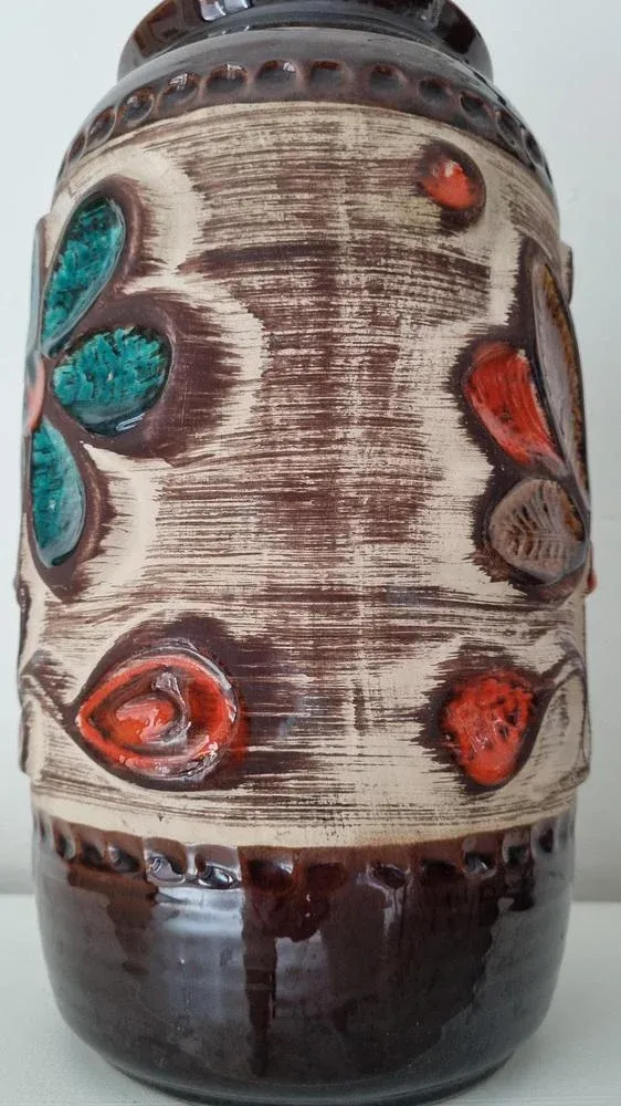 工芸品 Vintage Bay Keramik West German Vase Vintage West German Vase from Bay Keramik | Chairish