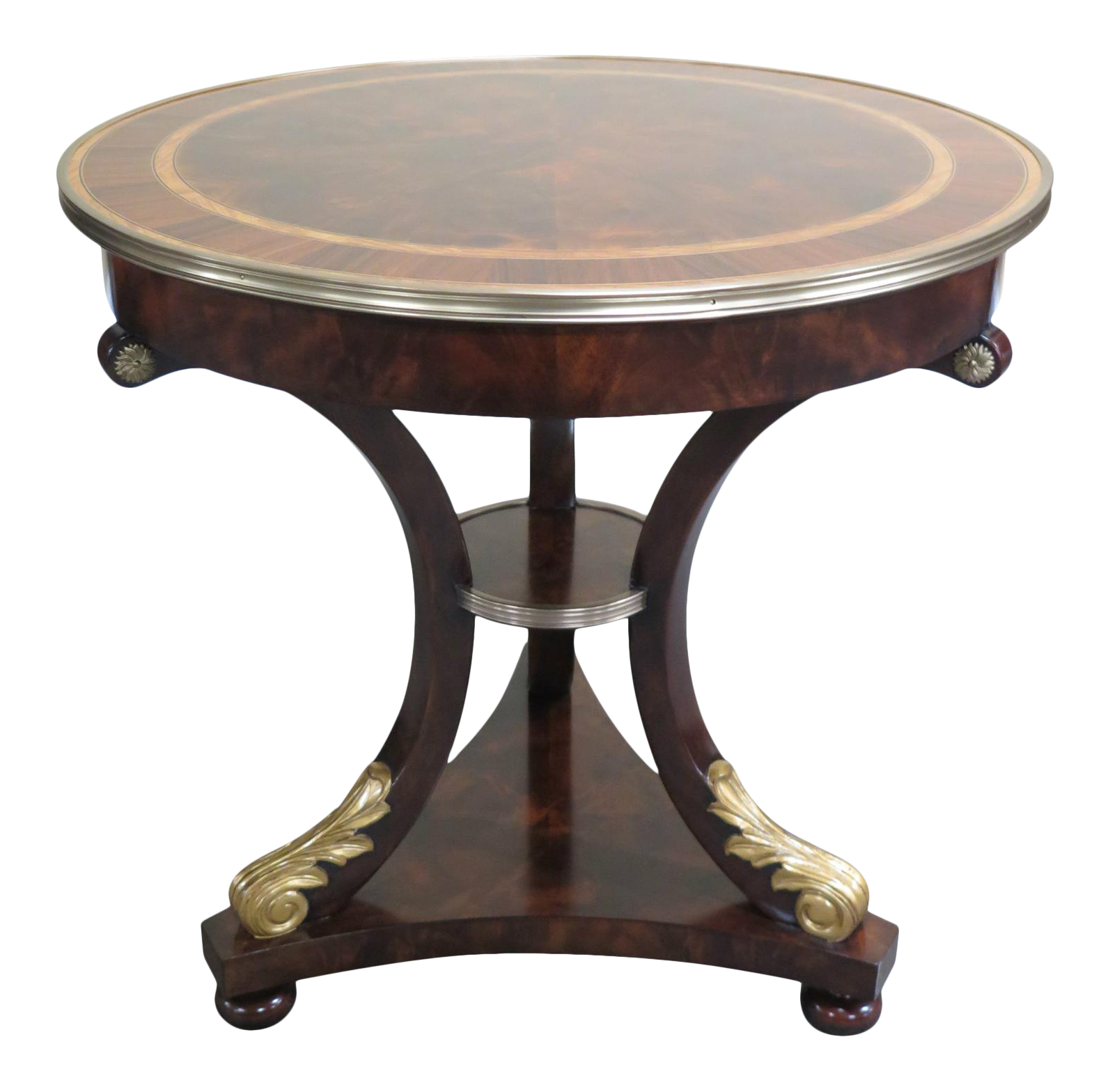 Theodore Alexander Althorp 50174 Round Mahogany Occasional Table Chairish