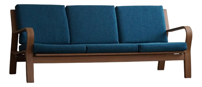 Modern Danish GE 671 Three-Seater Sofa attributed to Hans J