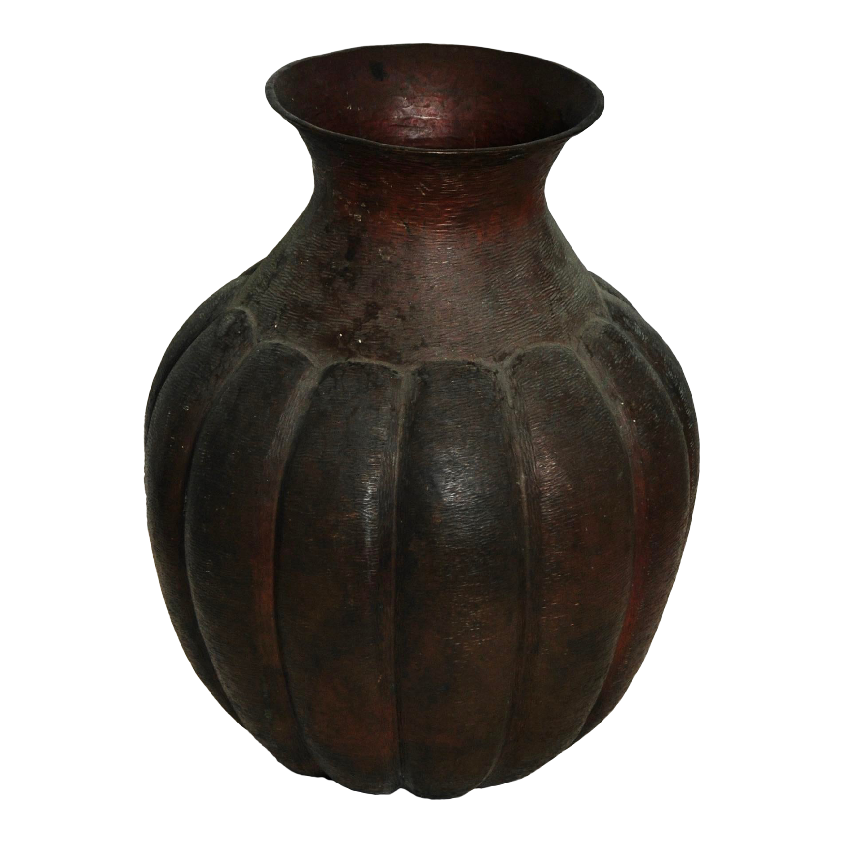 1960's Mexican HandHammered Copper Vase Chairish