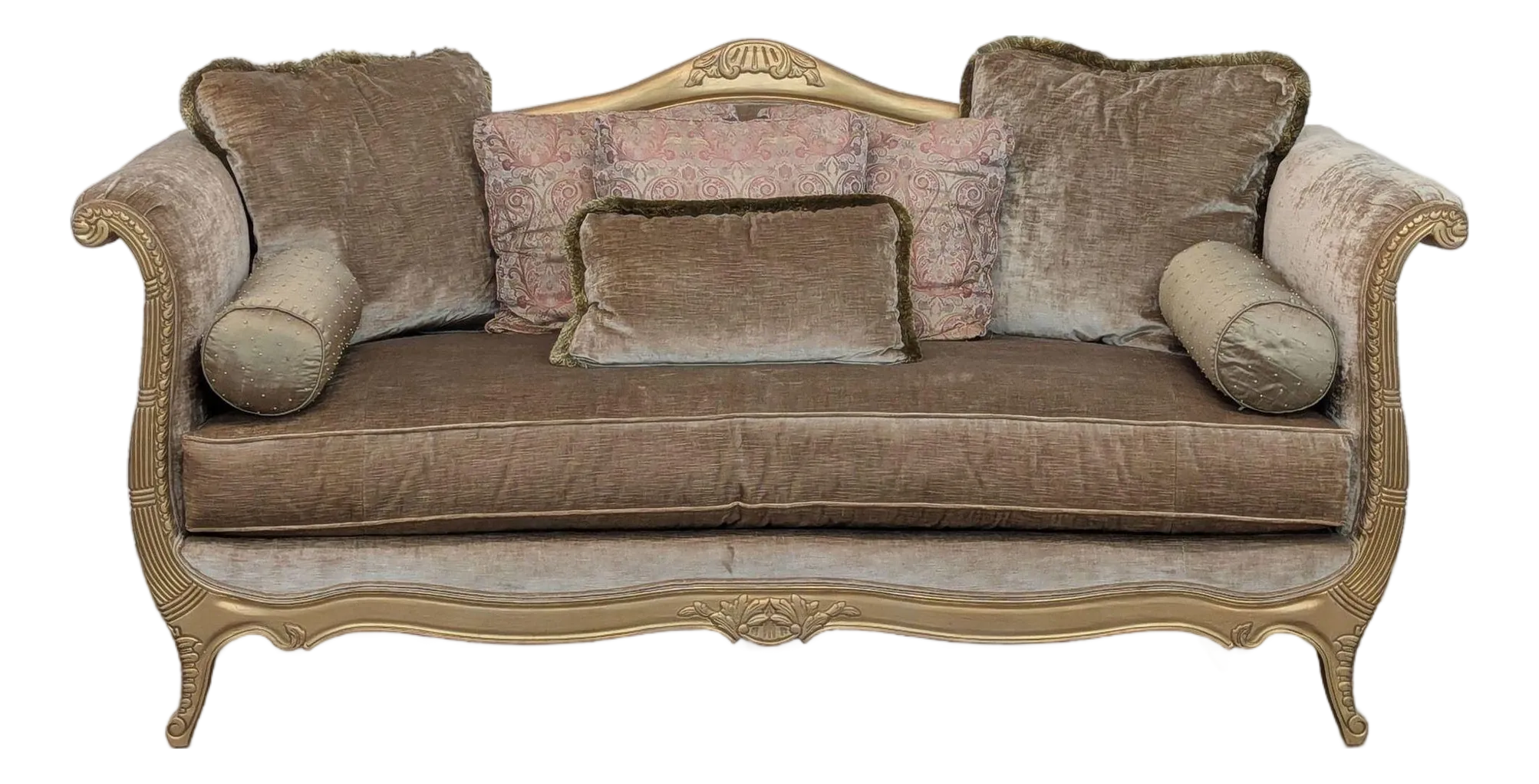 Drexel Heritage Rococo Style Sofa | Chairish
