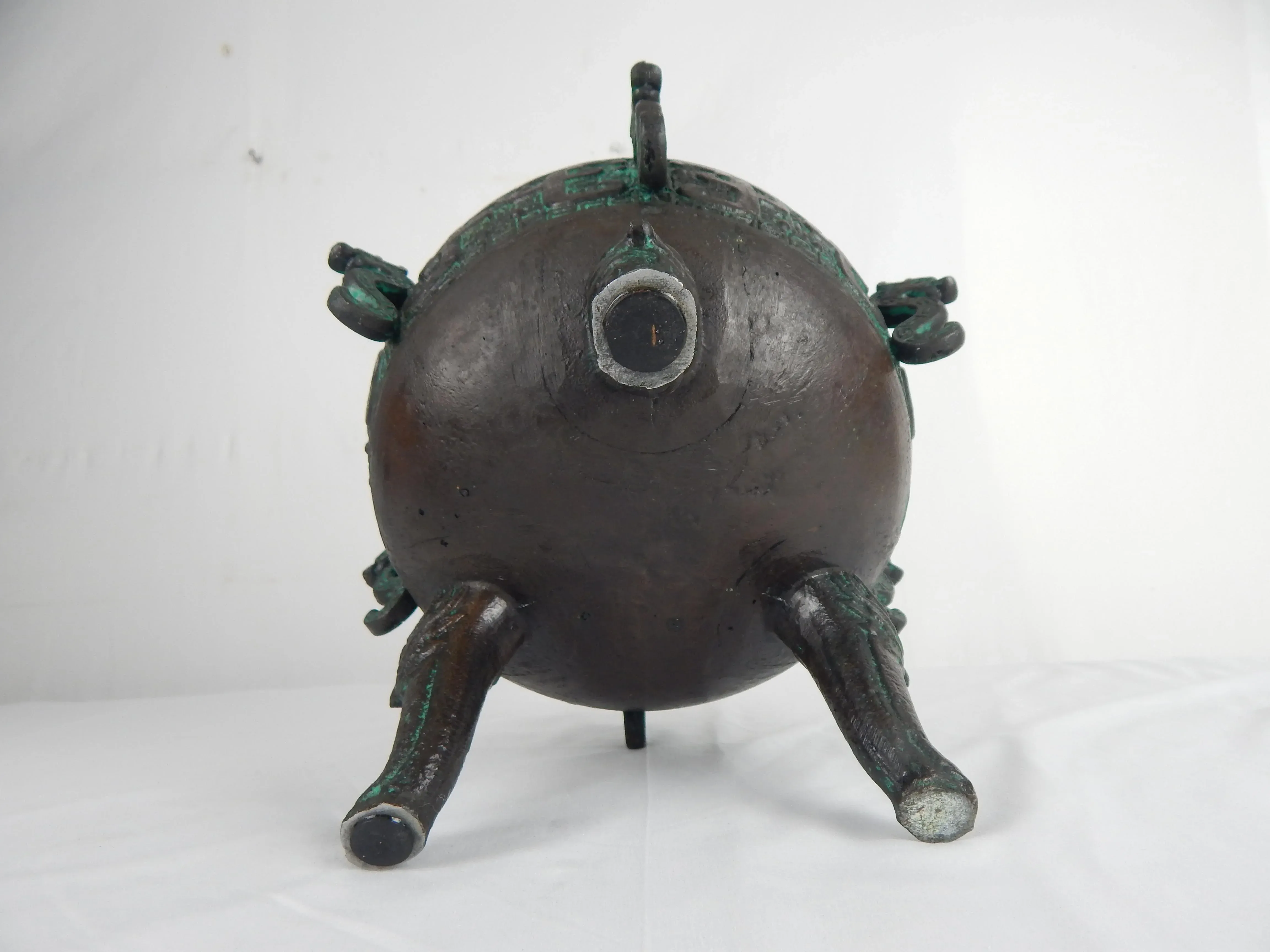 James Mont-Style Archaic Asian Inspired Midcentury Ice Bucket