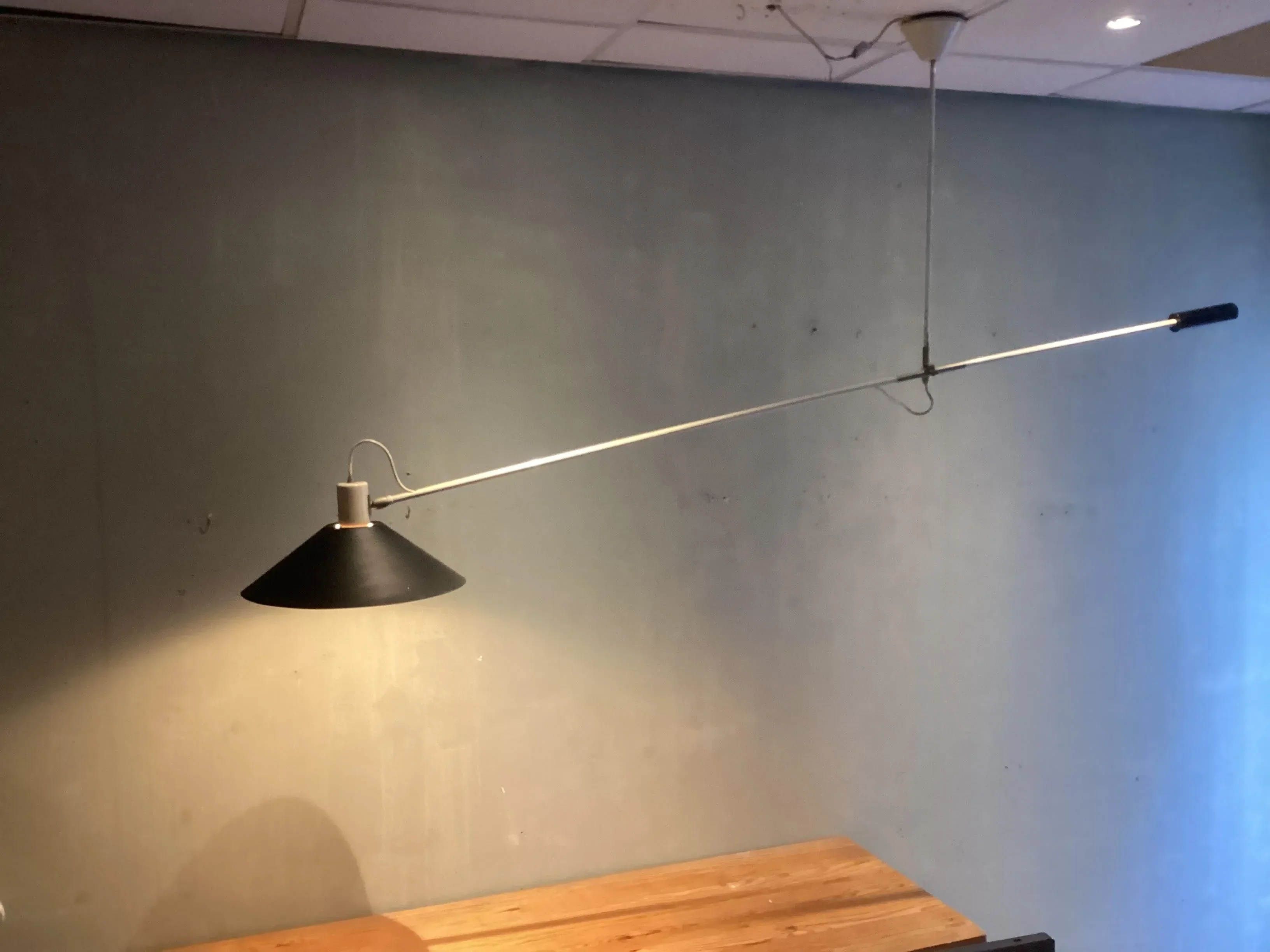 Mid-Century Modern Counterbalance Lamp by J.J.M. Hoogervorst for Anvia