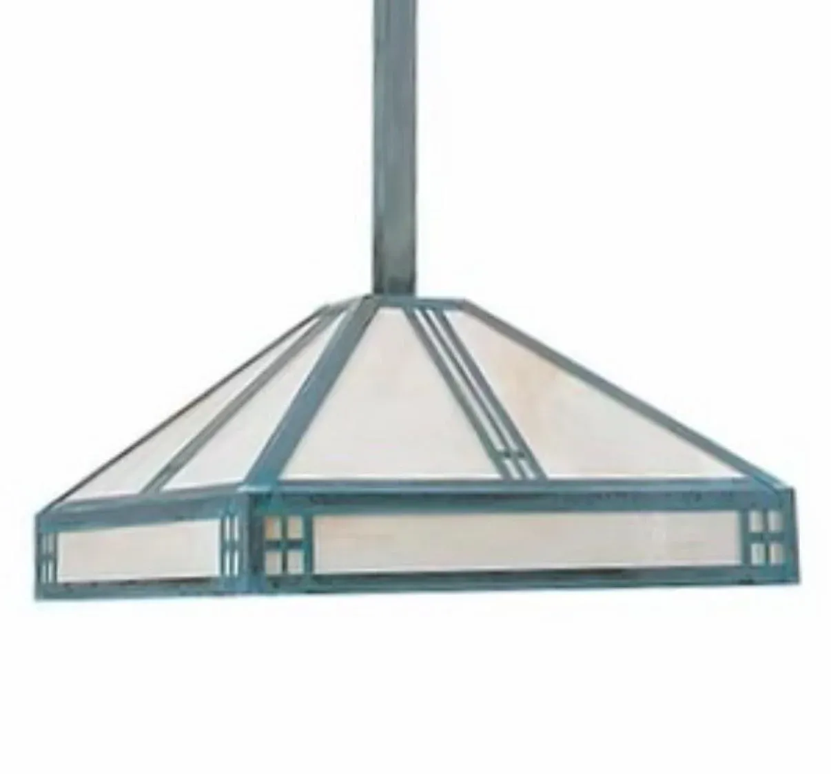 Grand Rialto Patina Verde Solid Brass Pendant Light