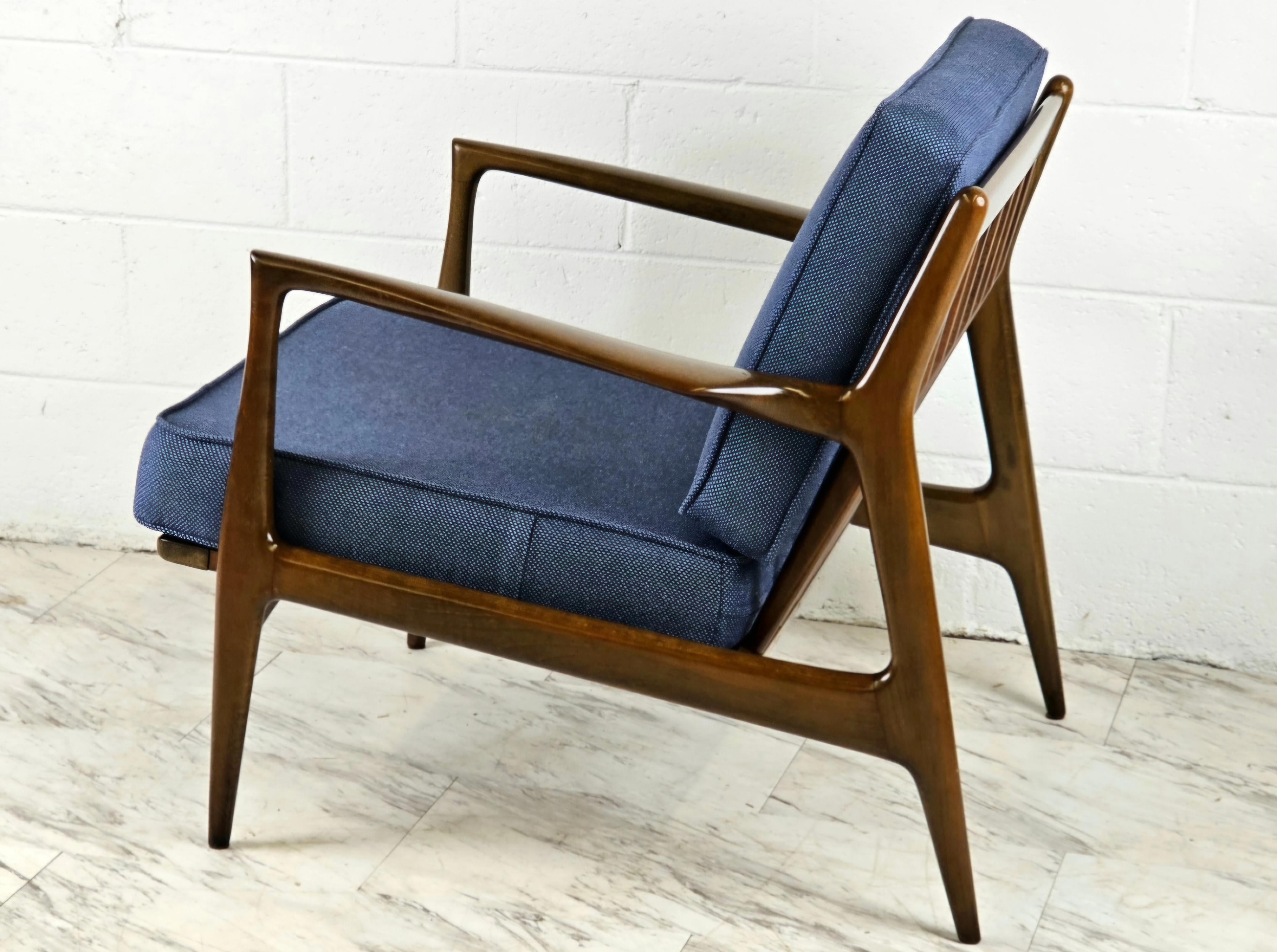 Danish Chair 596 Ottoman by Lawrence Peabody Ib Kofod