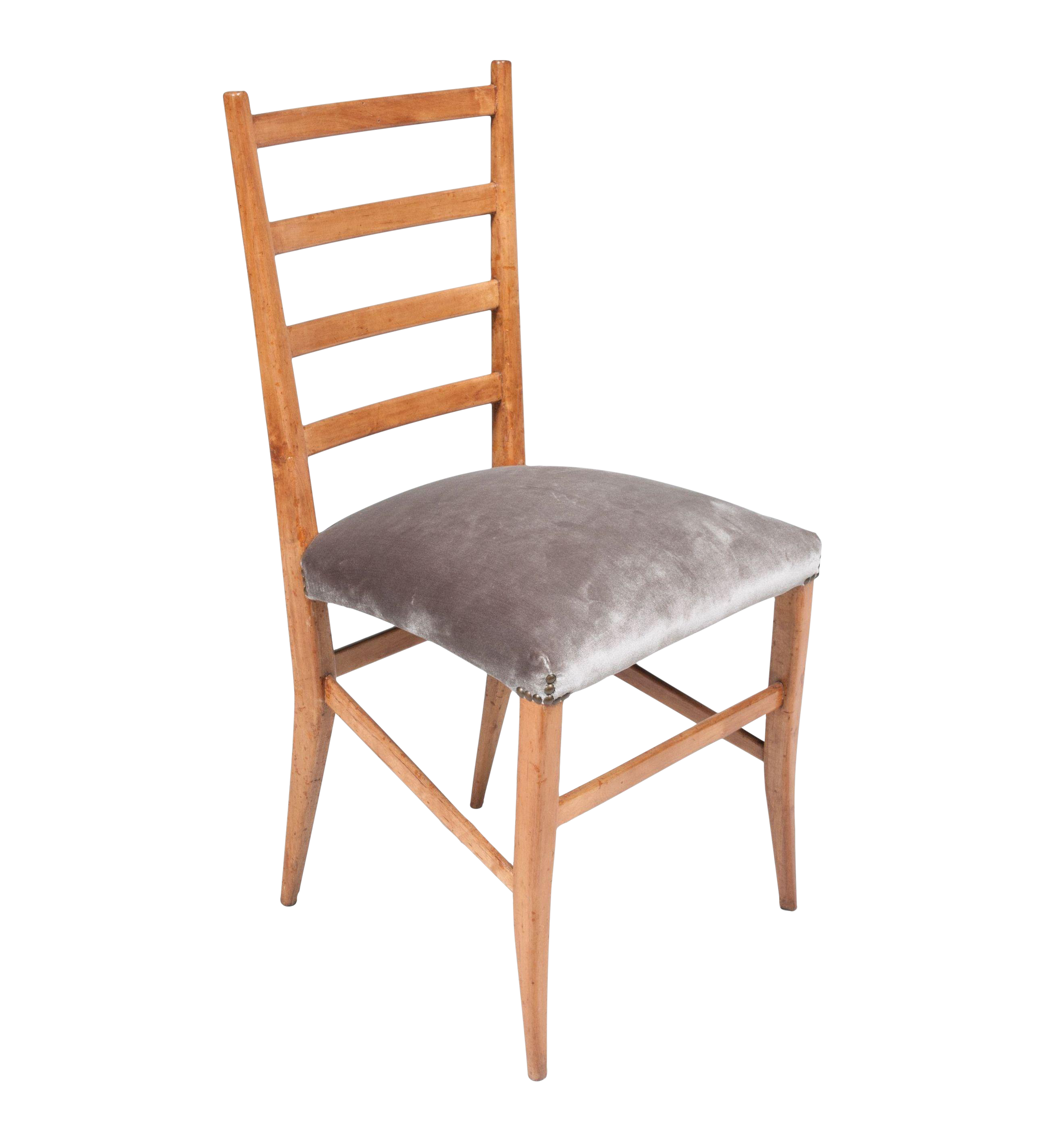 French Ladder Back Chairs Set of 4 Chairish