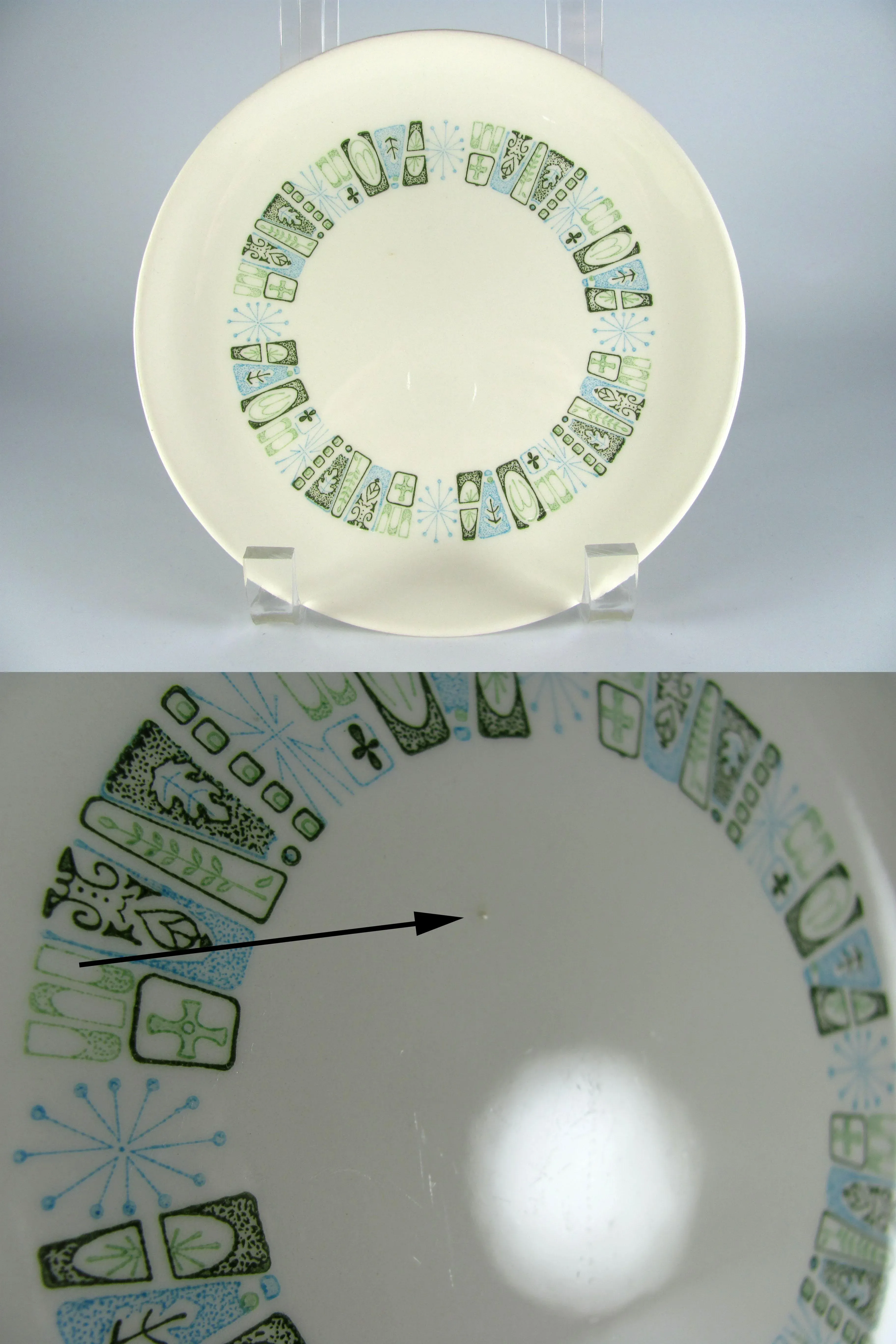 TAYLOR SMITH &TAYLOR COLORCRAFT USA製 1960s Taylor Smith & Taylor Jamaica Bay Atomic Space Age Sputnik