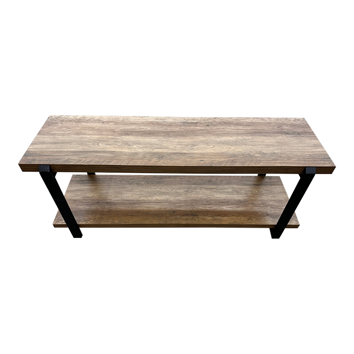 Pottery Barn Style Wood/Wrought Iron Coffee Table Chairish