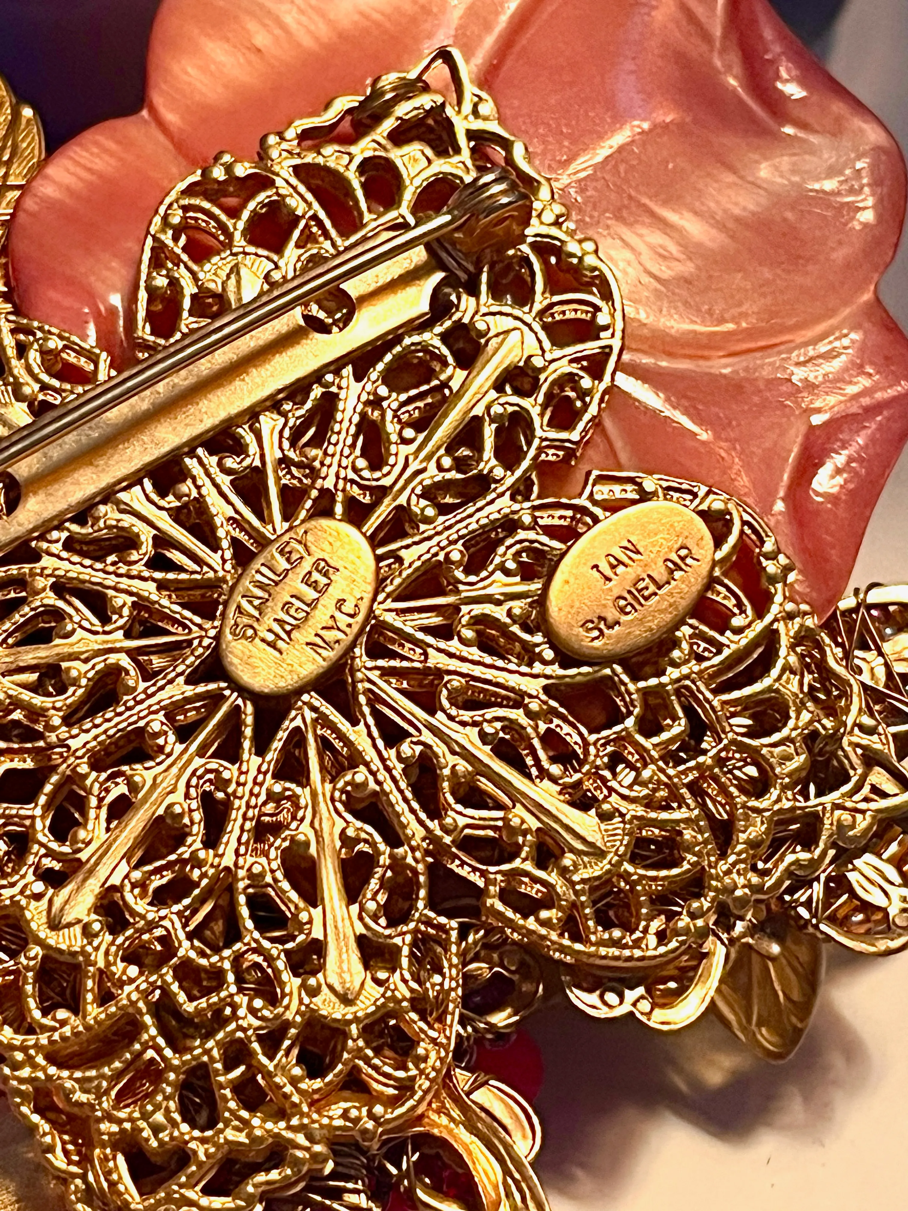 1980s Vintage Stanley Hagler Ian St. Gielar Pin Brooch | Chairish