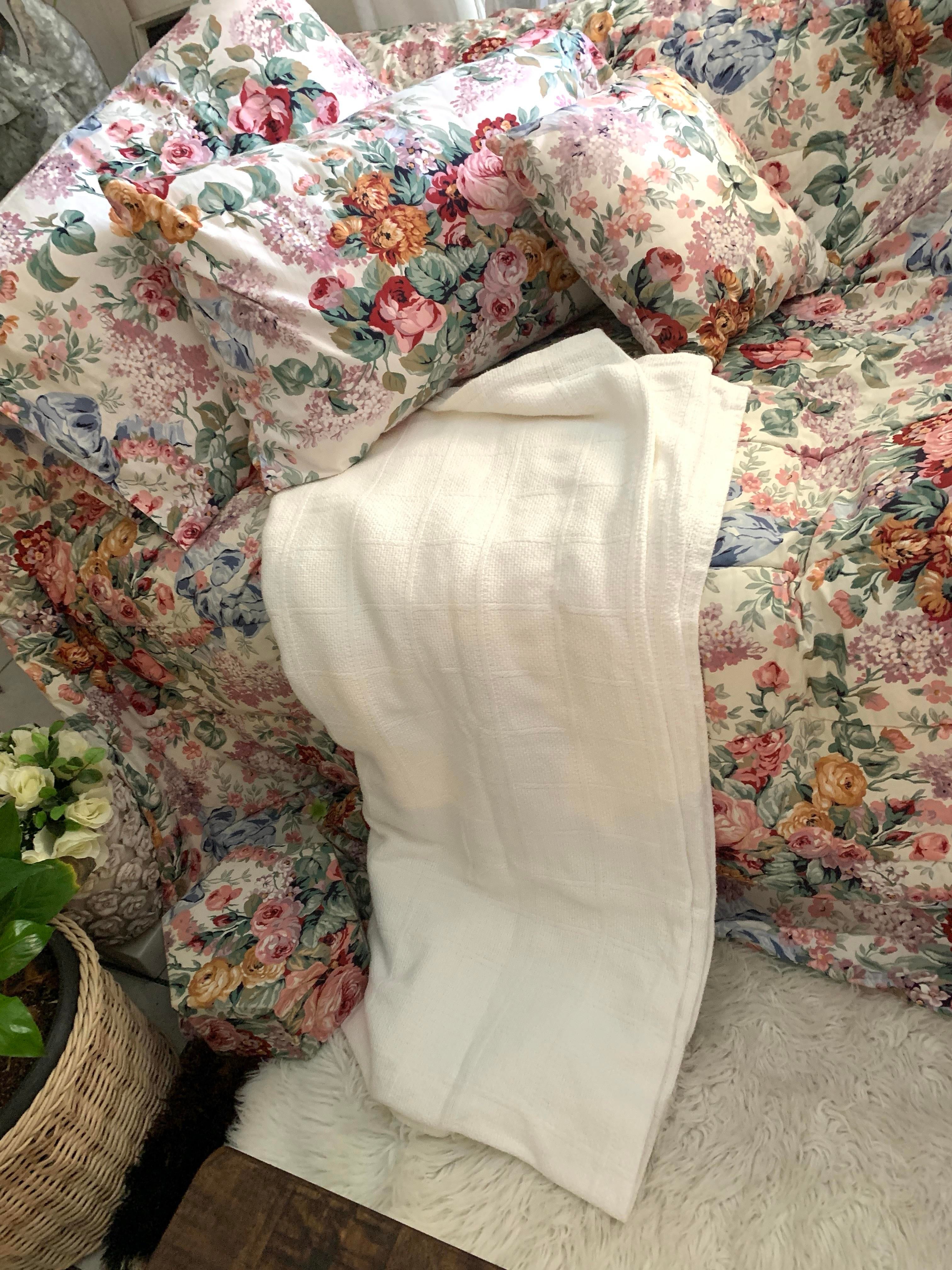 Vintage 80's Ralph Lauren Allison Floral Full/Queen Comforter