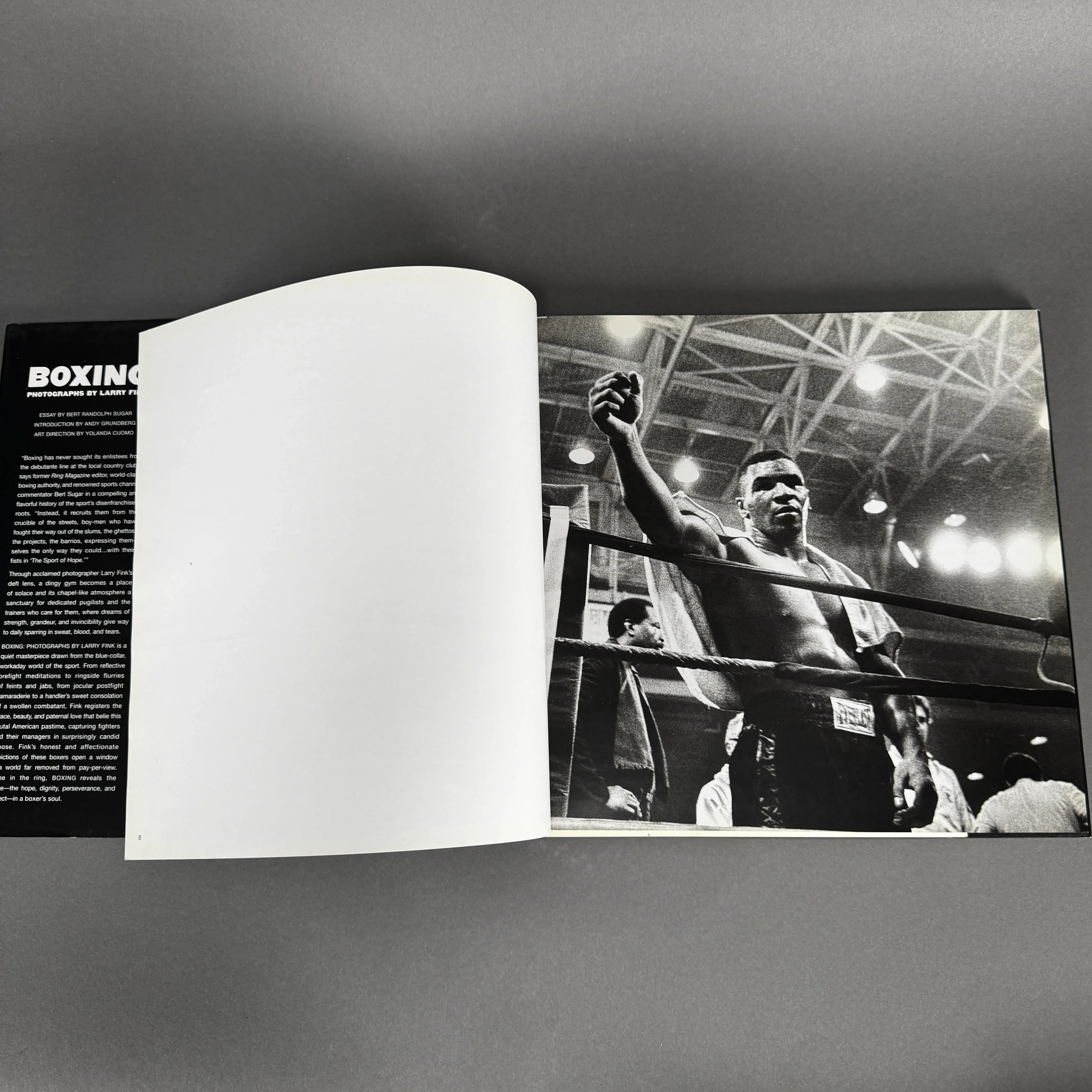 Vintage 1997 First Edition Boxing Photographs Larry Fink Hc Book Made in  Italy | Chairish