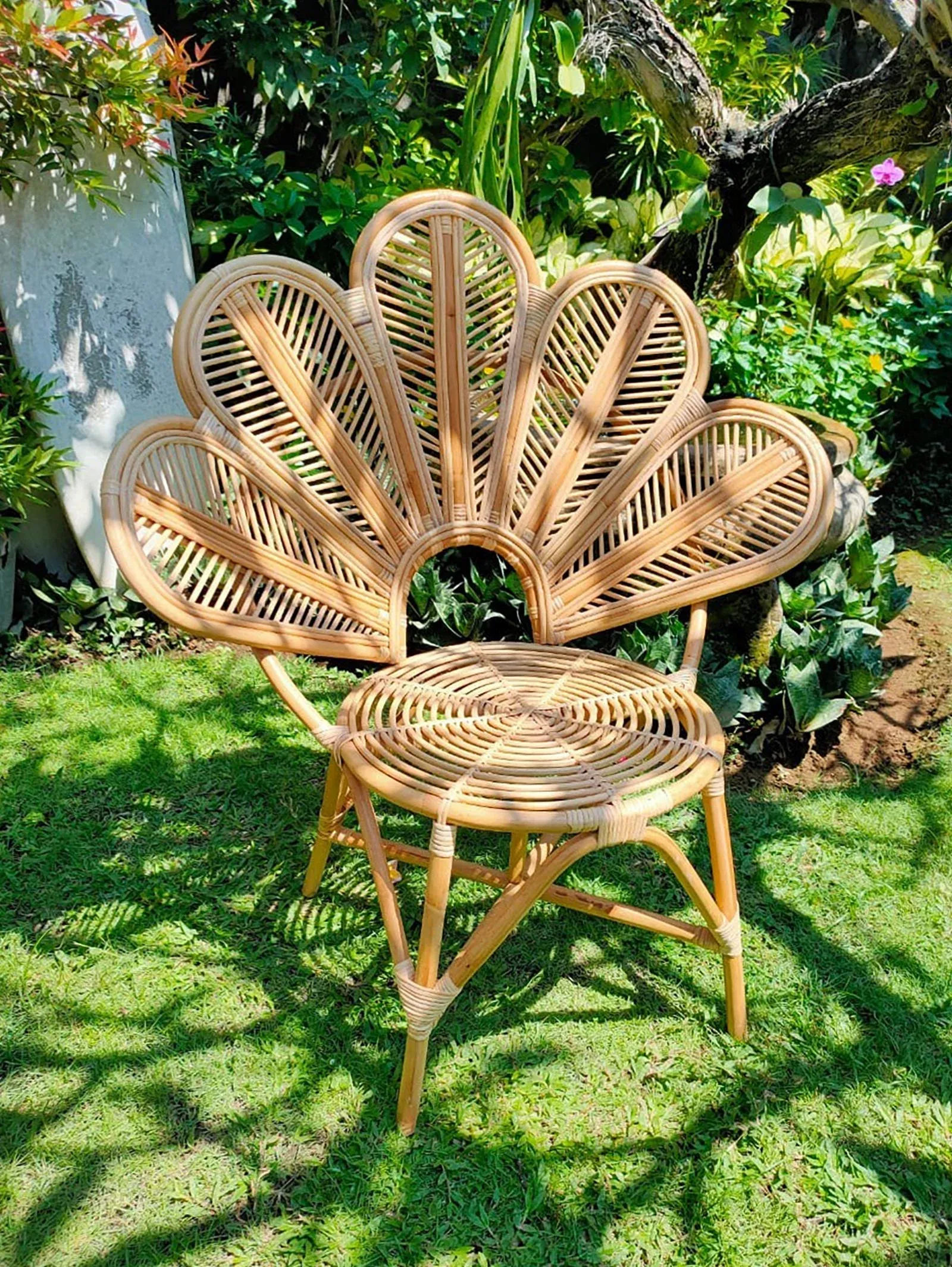 Bamboo Flower Chair
