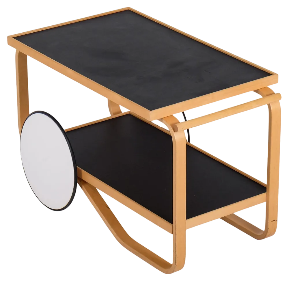 Vintage Tea Cart by Alvar Aalto for Artek, 1980s