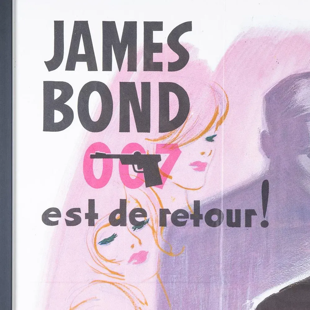 French Re-Release James Bond 007 \'From Russia With Love\' Poster, 1970s