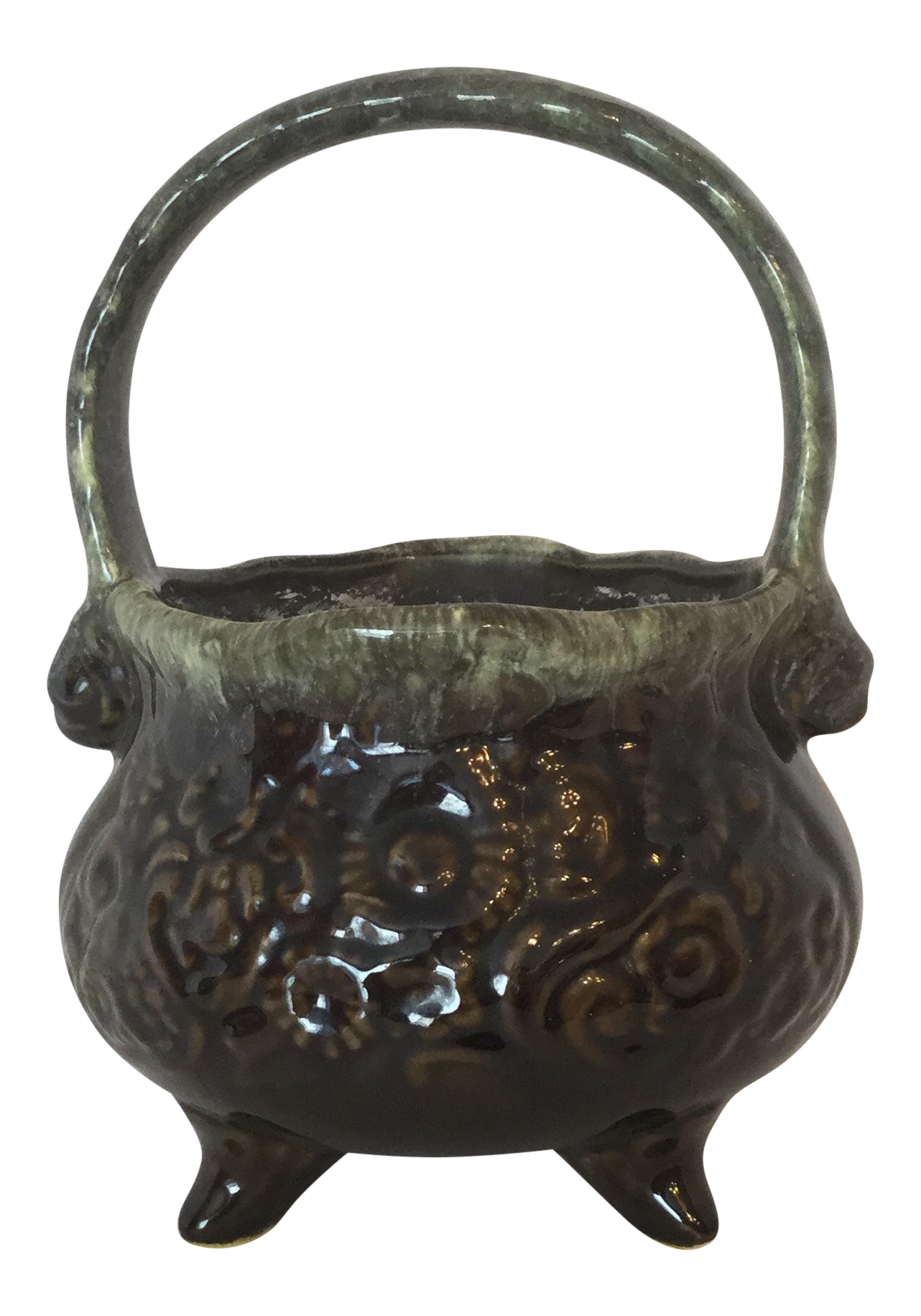 Hull Pottery Footed Pot Chairish