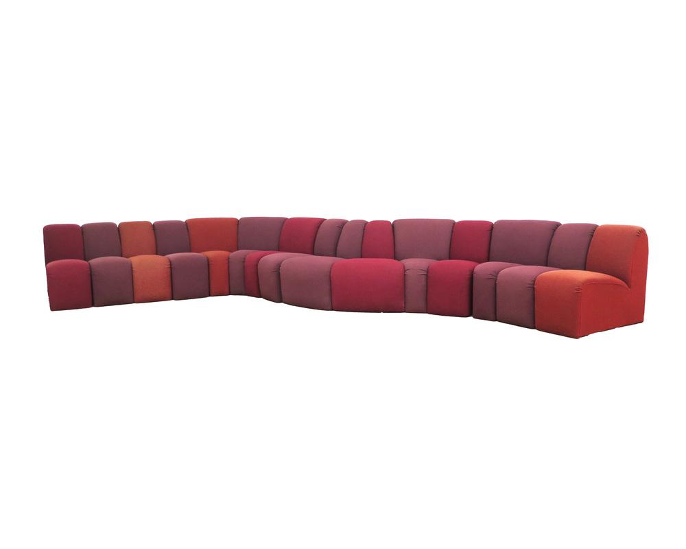 Mississippi Lounge Sofa by the Artifort Group for Artifort, 1970s, Set of 15